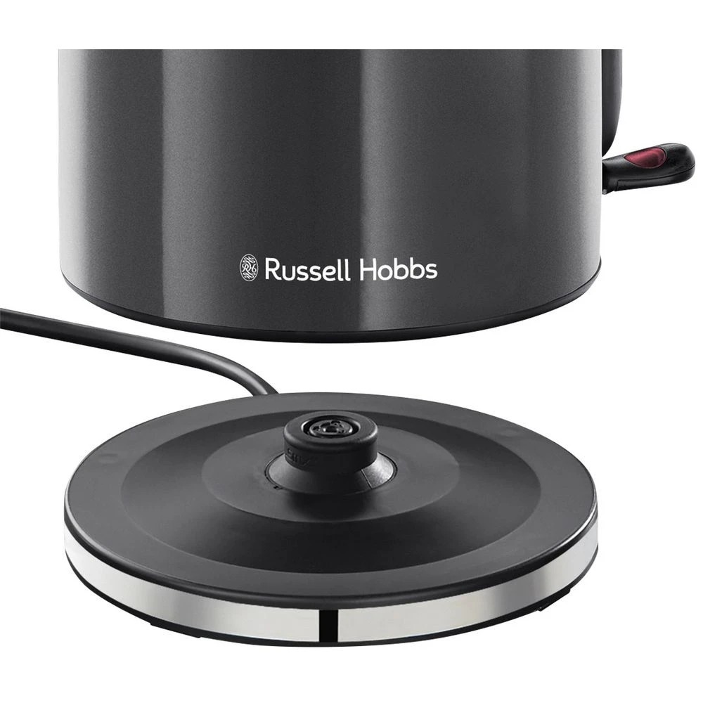 3 Russell Hobbs Colour Plus Kettle Storm Grey, 3 of 10