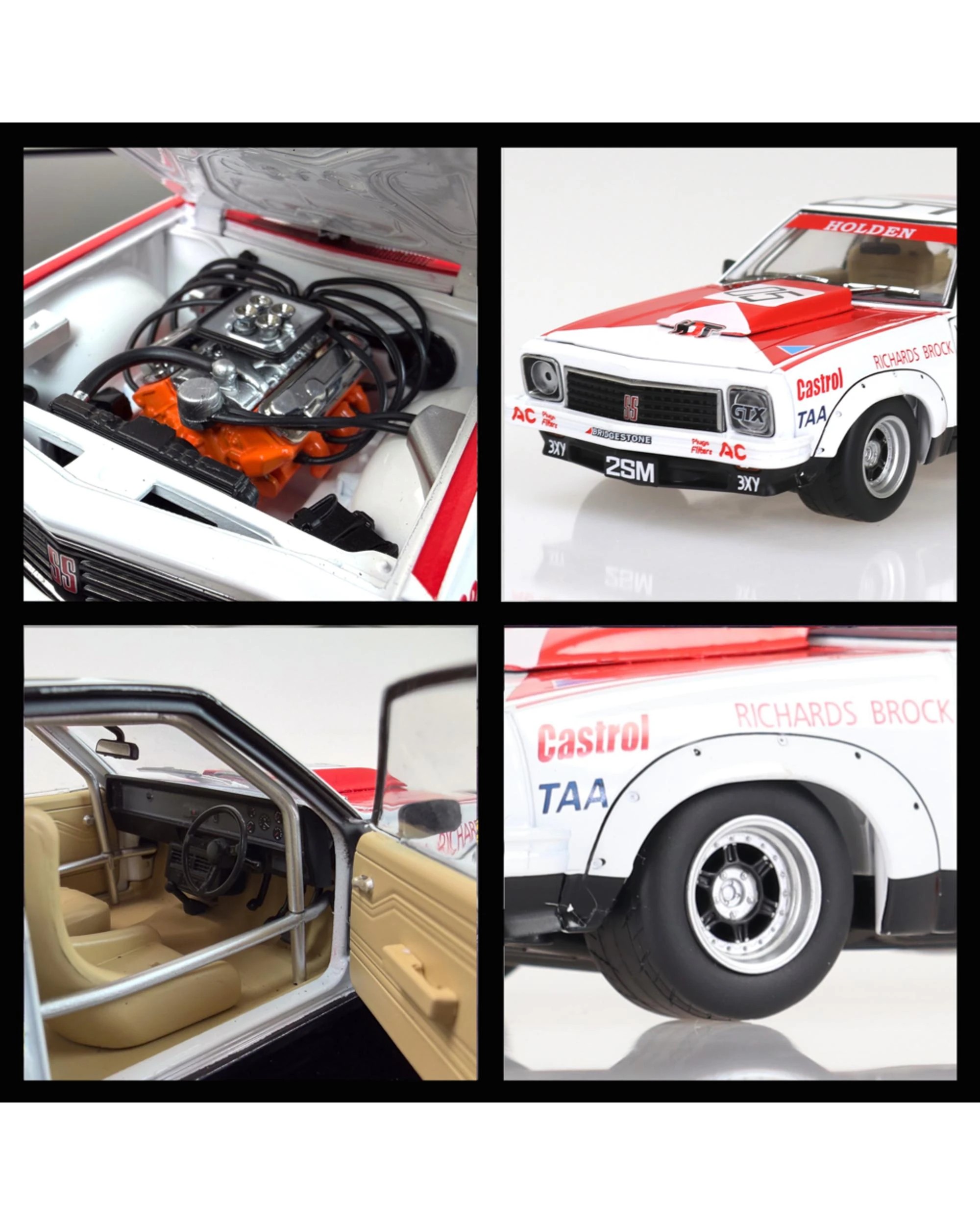 4 DDA Holden Torana A9X 308 1979 Bathurst Winner Peter Brock 1:24 Scale Vehicle - Multi, 4 of 4