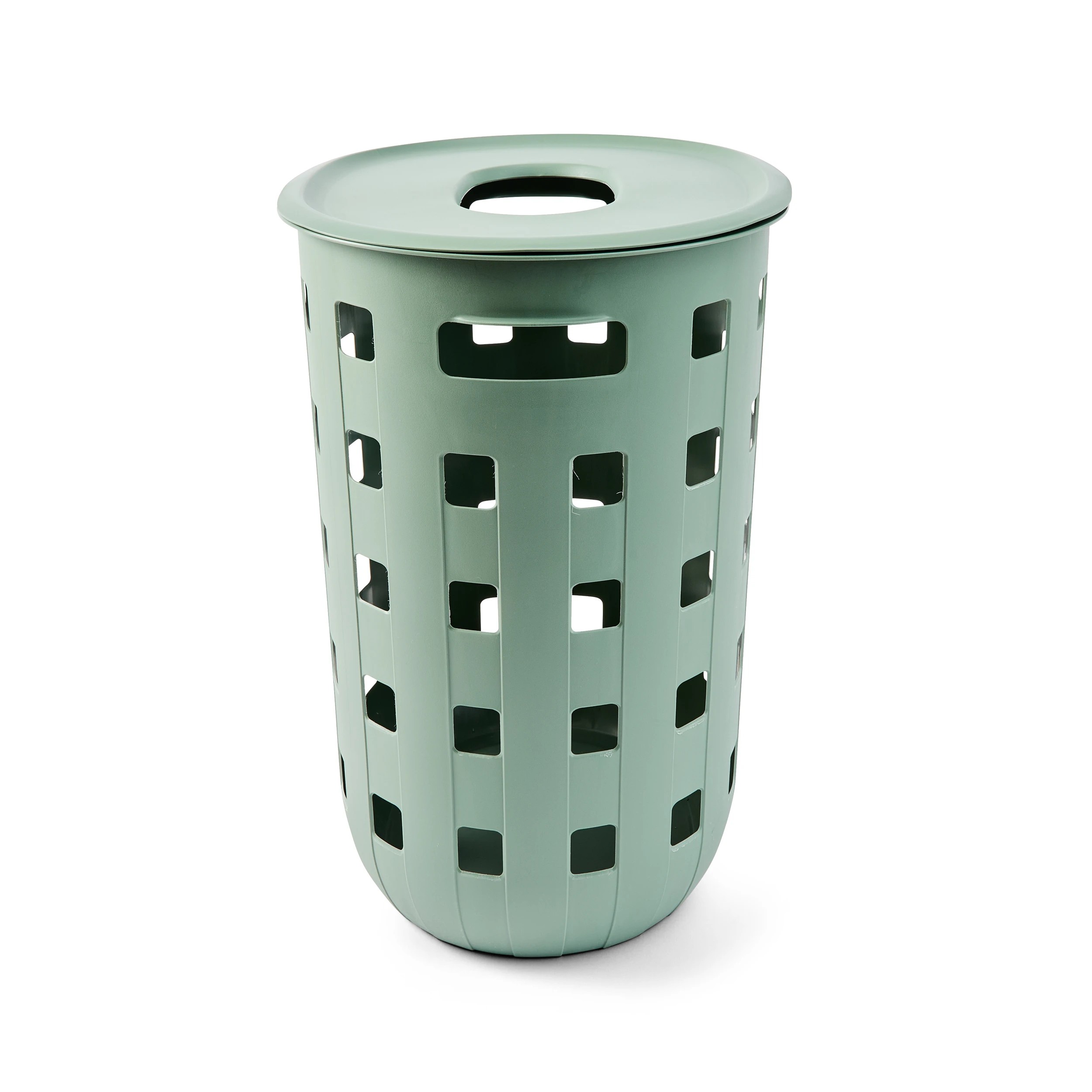 6 80L Trellis Laundry Hamper - Green, 6 of 7