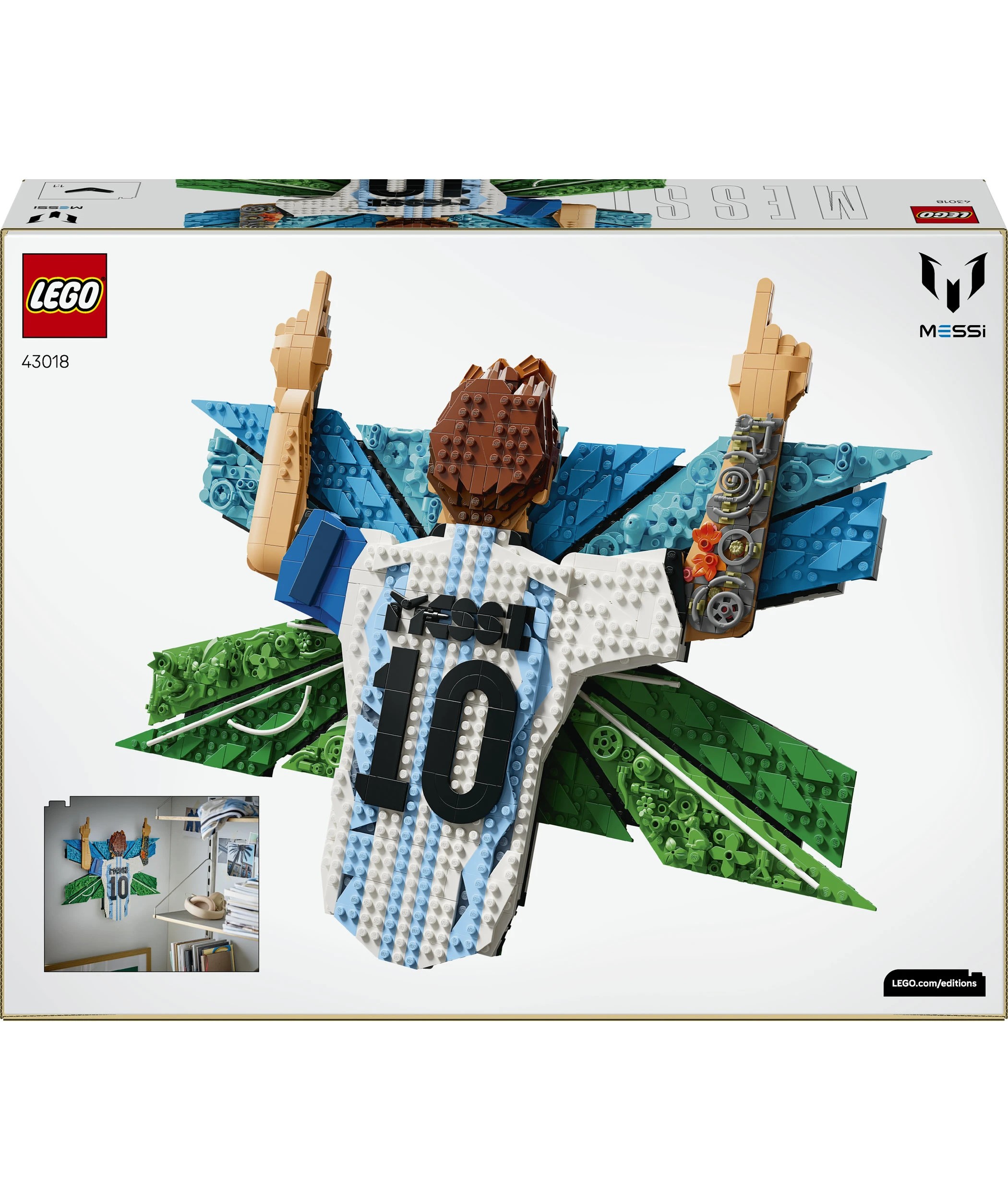 10 LEGO Editions Football Lionel Messi Celebration 43018, 10 of 10