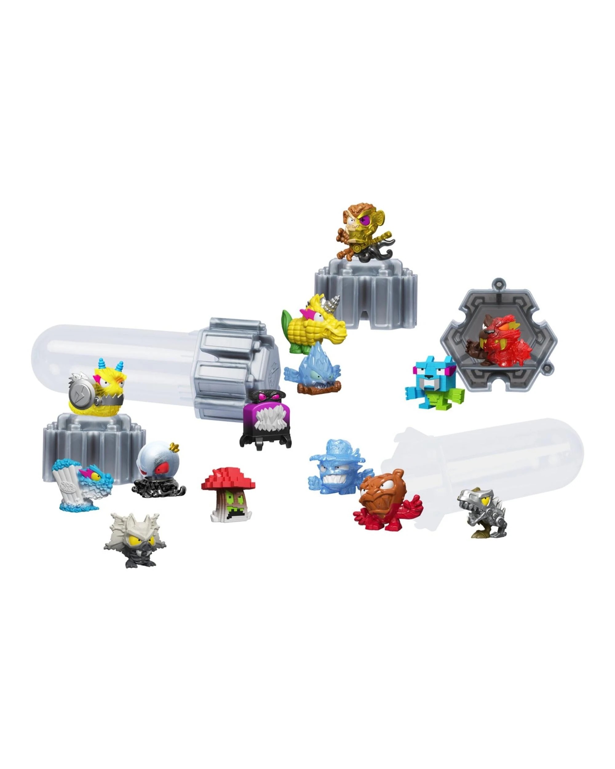 3 Mr Beast Lab Swarms Hyper Fusion Series Mega Lab 14 Figure Pack - Cybersaurus, 3 of 7