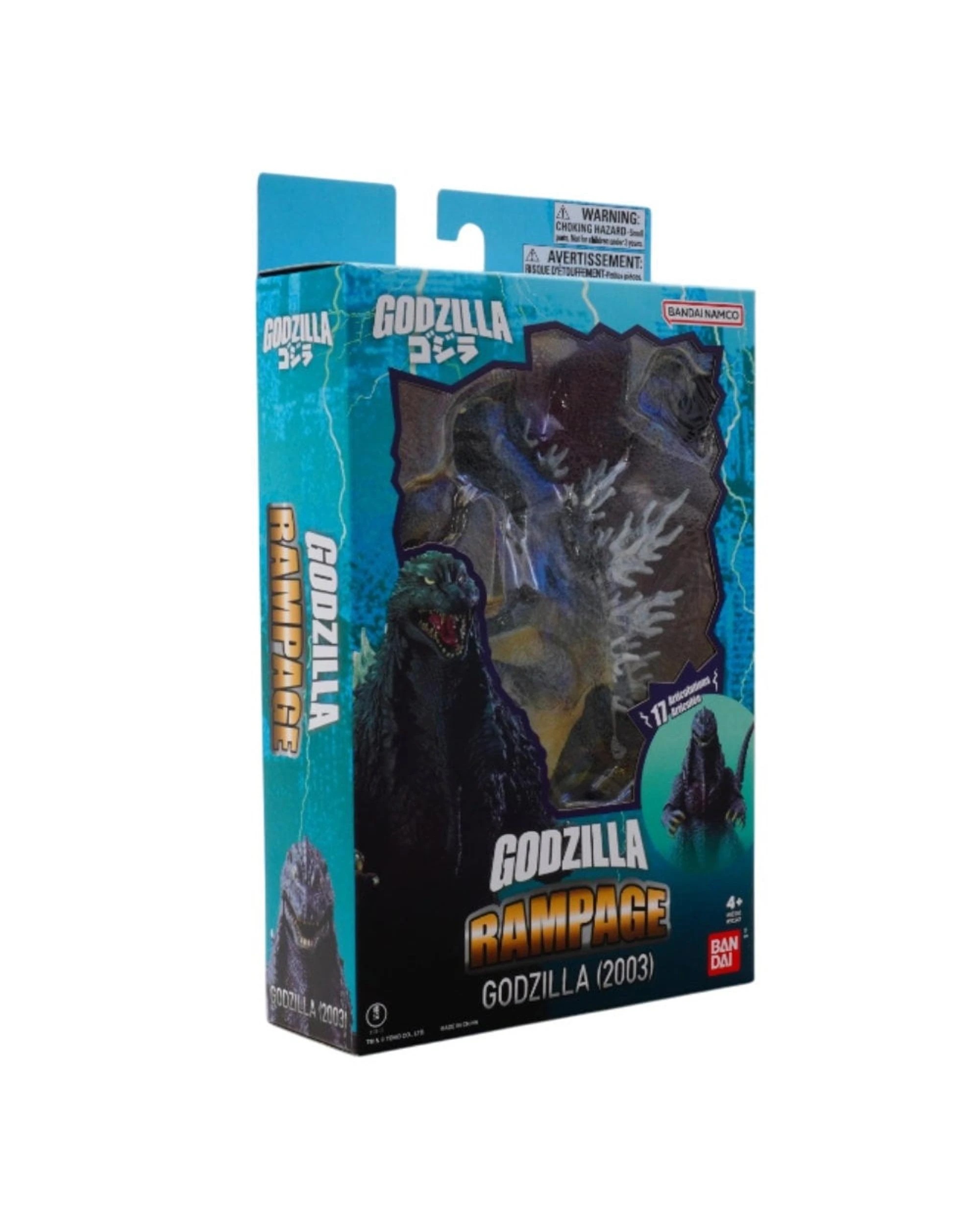 1 Bandai Godzilla Rampage Godzilla 2003  6 inch Action Figure, 1 of 6