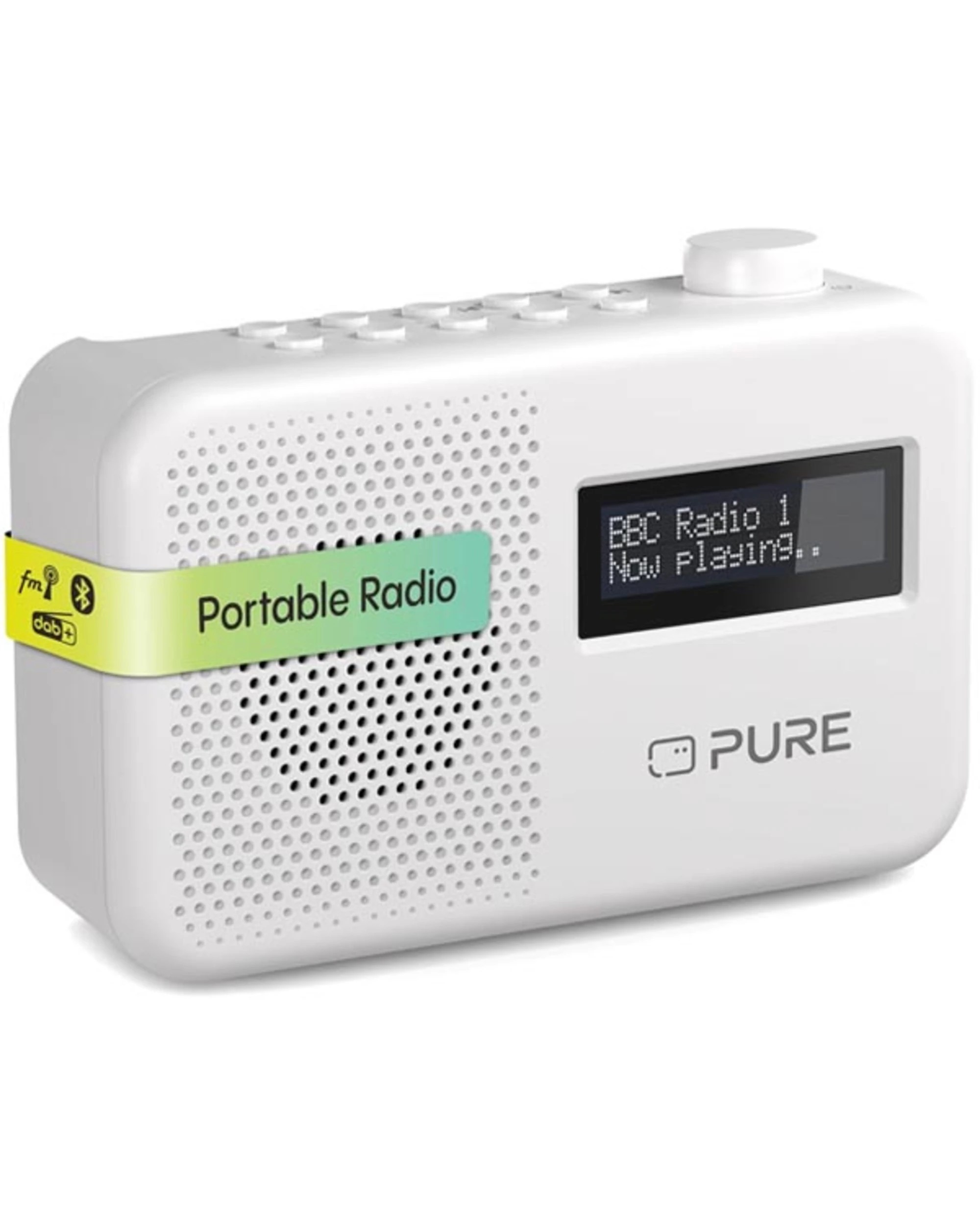 2 Pure Elan One2 Portable DAB+/FM Radio - White, 2 of 5