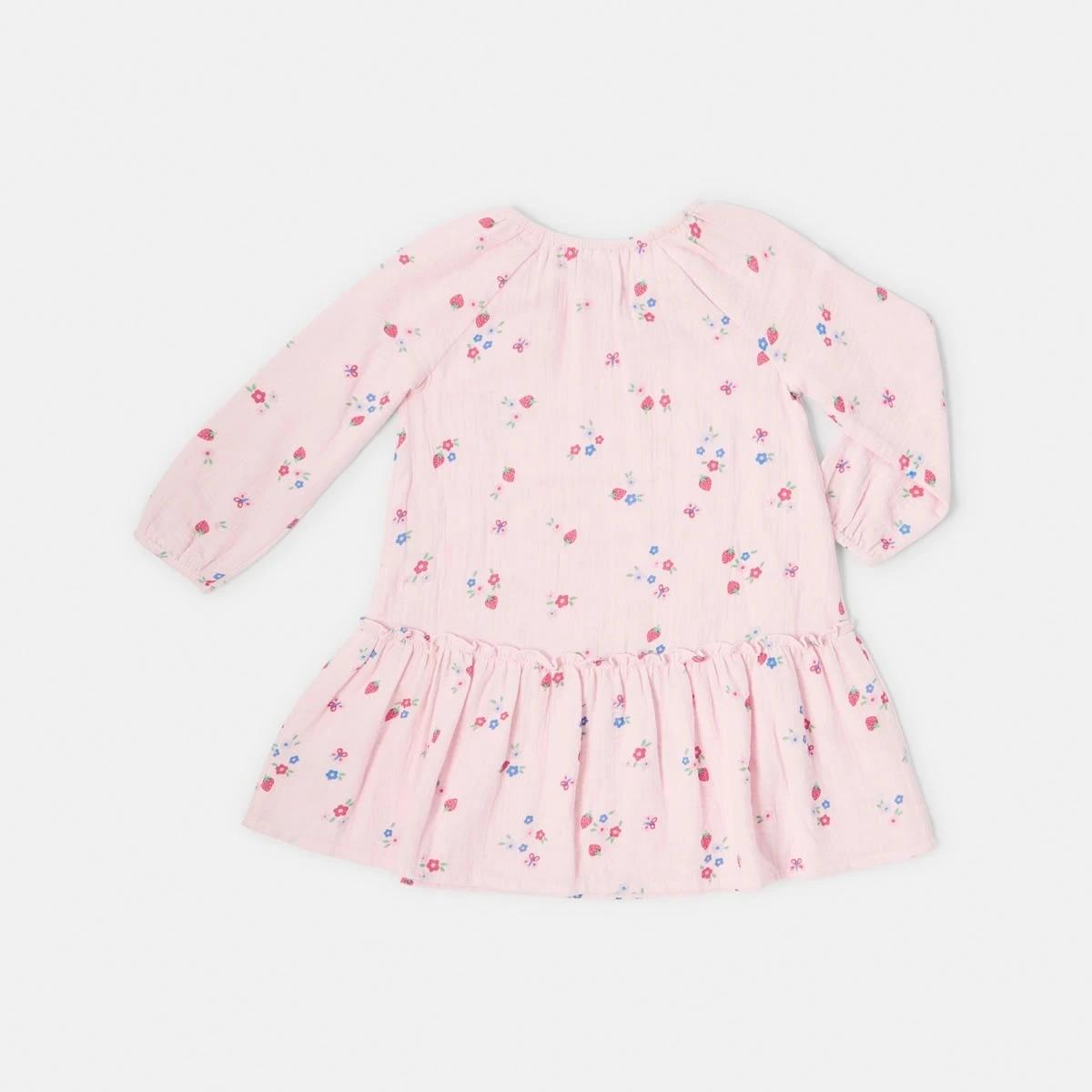 9 Long Sleeve Woven Dress Ditsy, 9 of 9