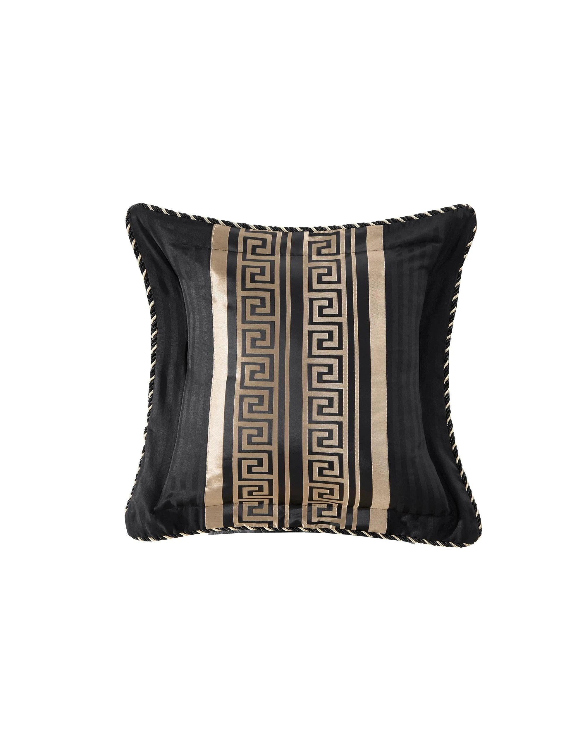 6 Bianca Bedding Raffaello Black &amp; Gold 6-Piece Quilted Comforter Set - Black, 6 of 7