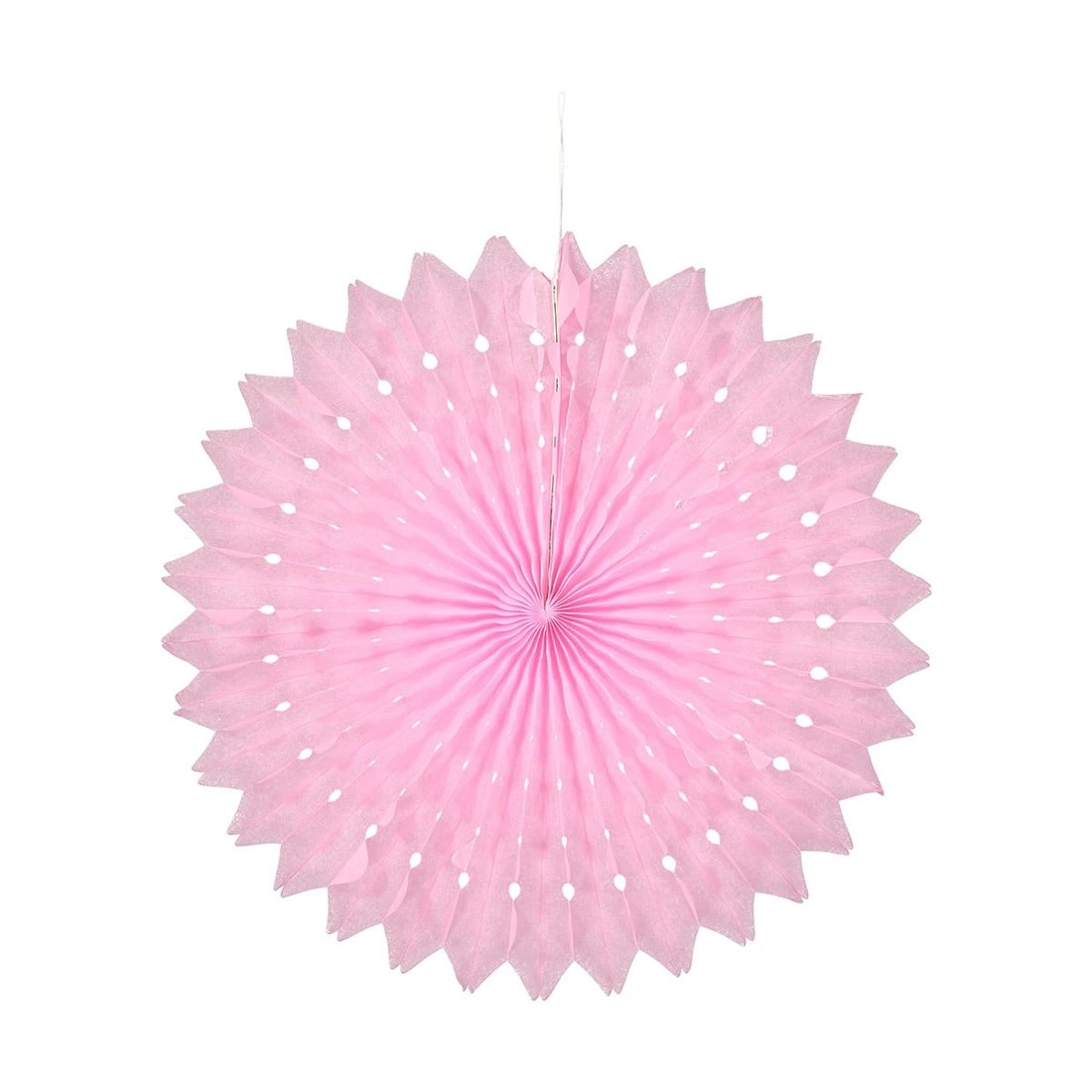 3 3 Pack Pink Paper Fan Decorations, 3 of 9