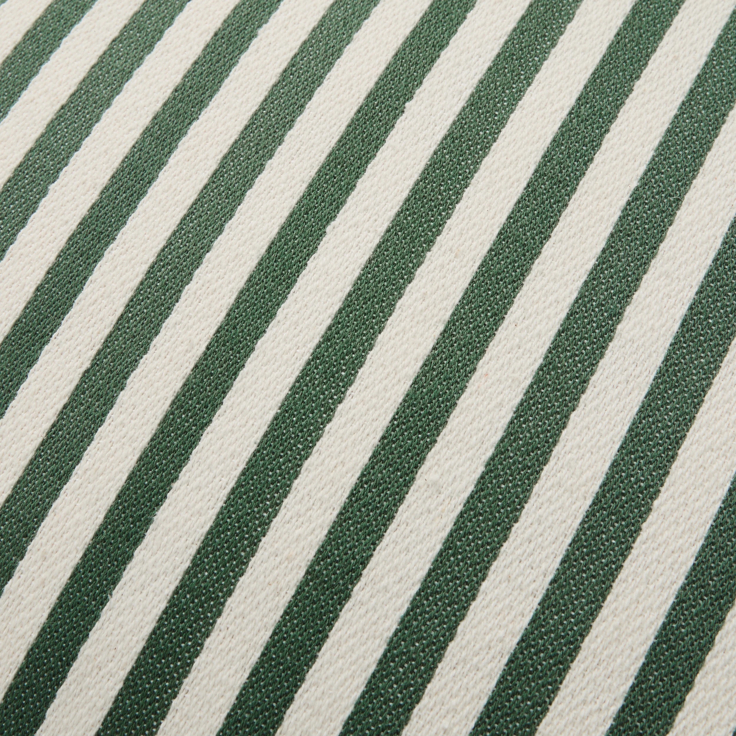 5 60cm Stripe Cushion Cover - Pesto, 5 of 6