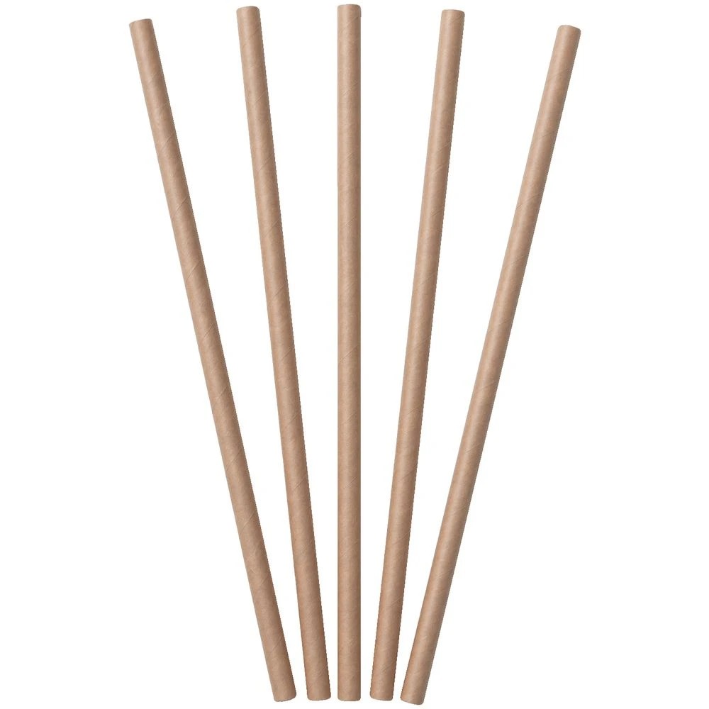 5 J.Burrows Kraft Paper Straws 200 Pack 8mm, 5 of 5