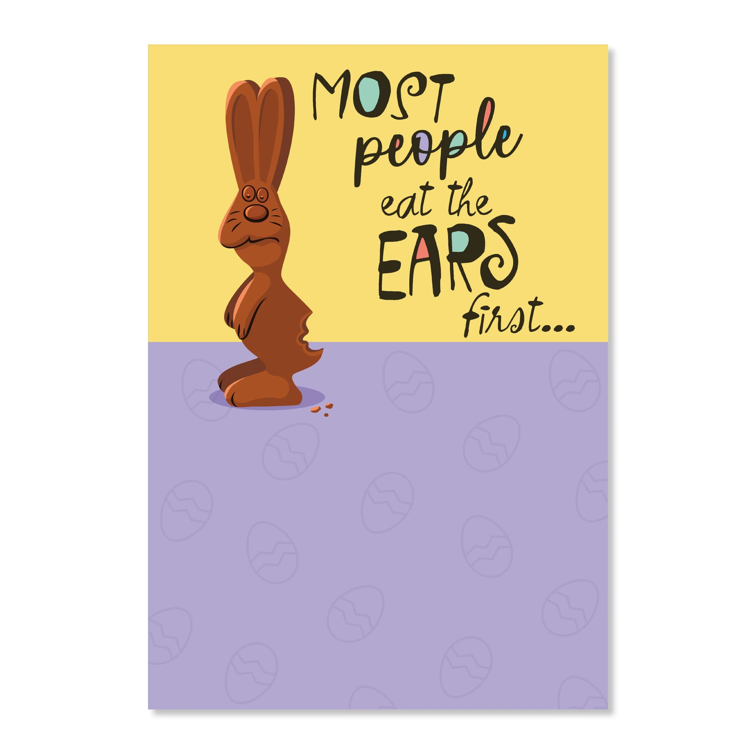 3 Hallmark Easter Card - Most People Eat the Ear First, 3 of 3