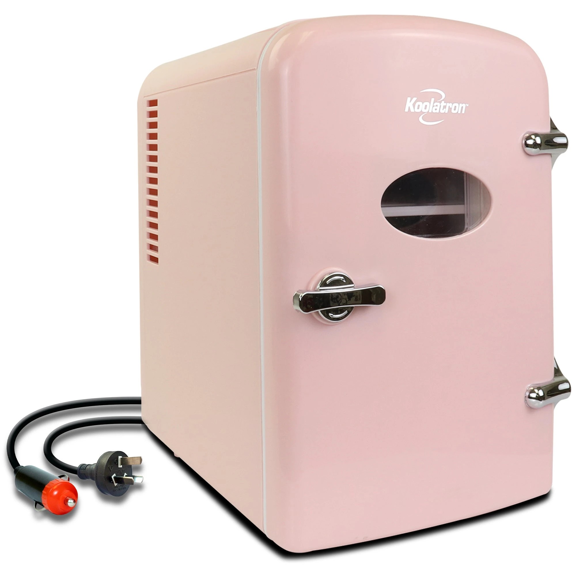7 Koolatron 4L Pink Retro Mini Fridge - Pink, 7 of 8
