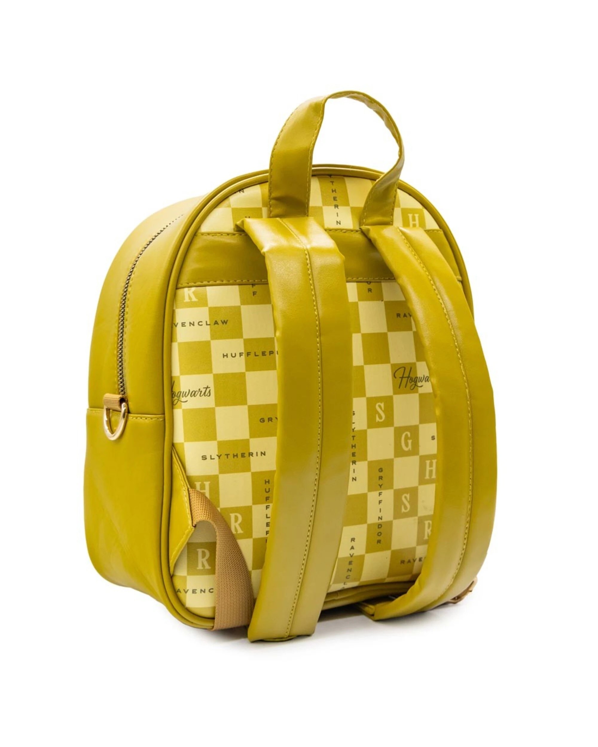4 Harry Potter - Checkered Hufflepuff Mini Backpack, 4 of 5