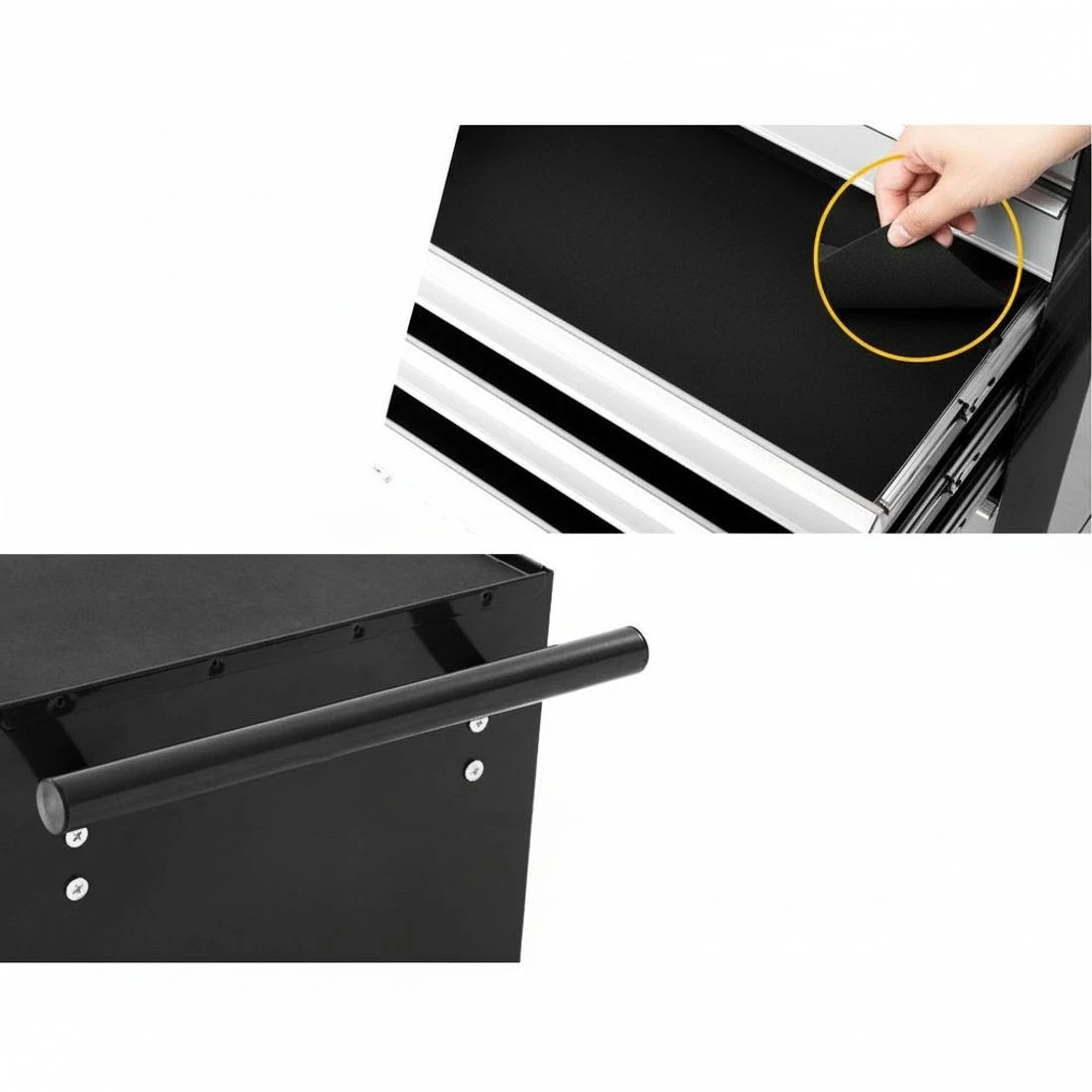 4 Giantz 7 Drawer Tool Box Cabinet Chest Trolley Storage Garage Toolbox - Multi, 4 of 5