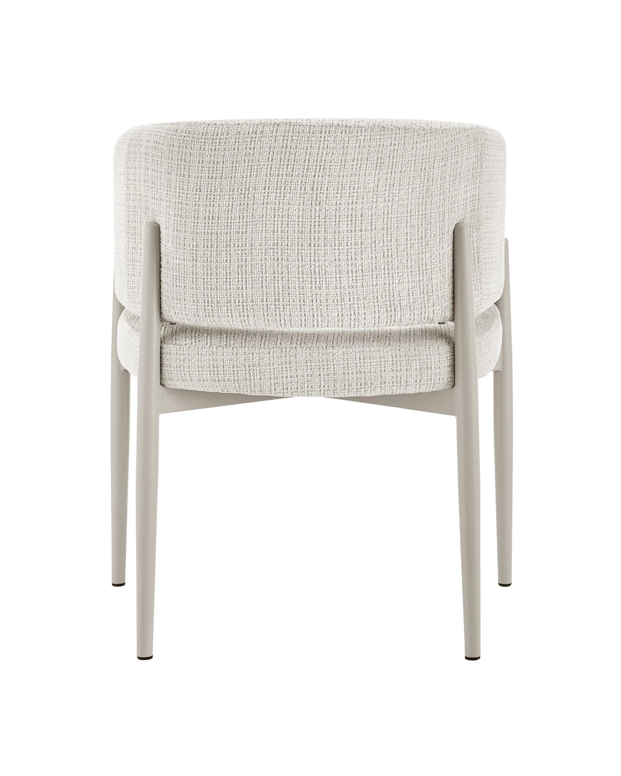 6 Kodu Dining Chairs Pair (Set of Two) Cream and Grey, 6 of 10