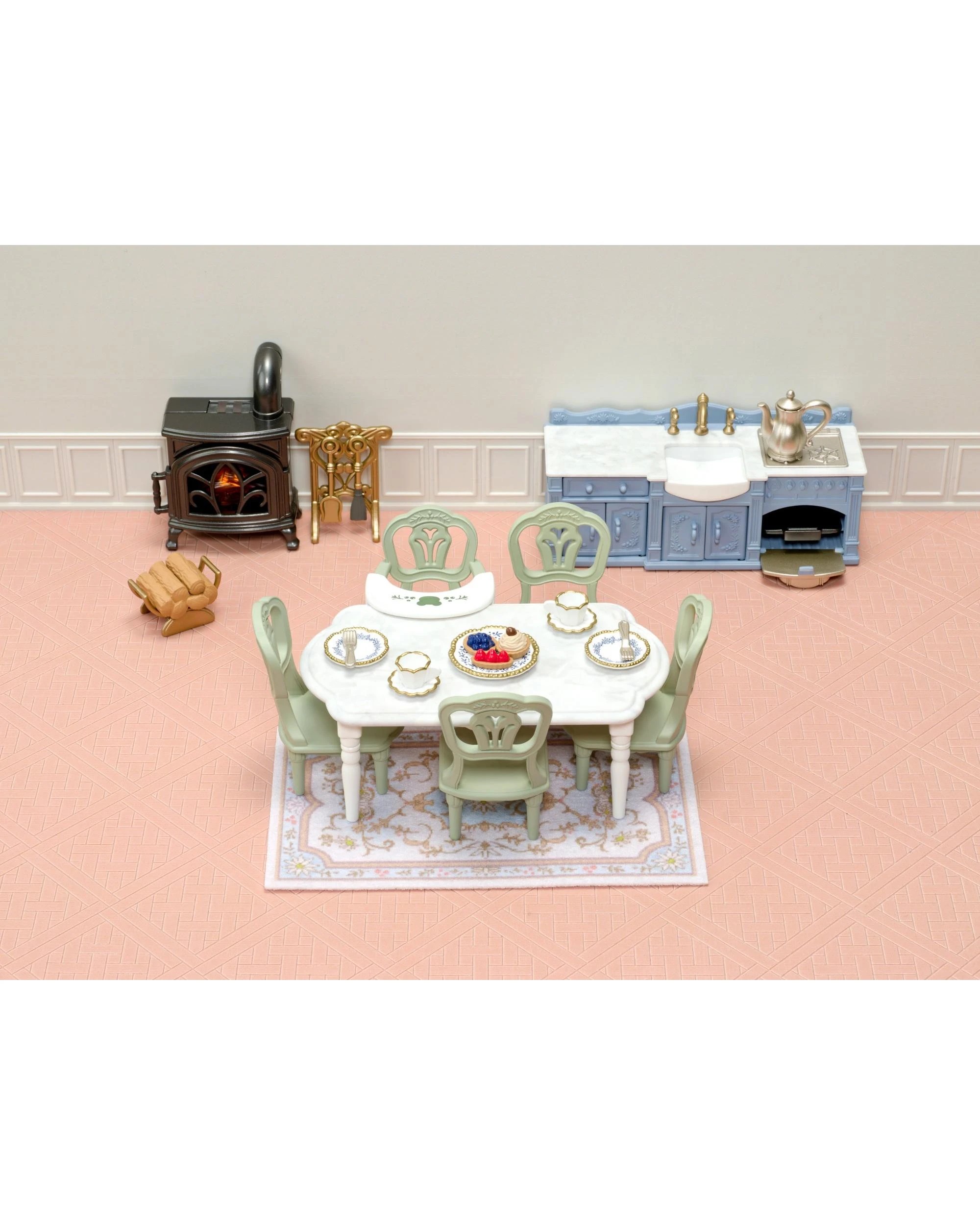 5 Sylvanian Families Red Roof Riverside Manor Elegant Dining Room, 5 of 9