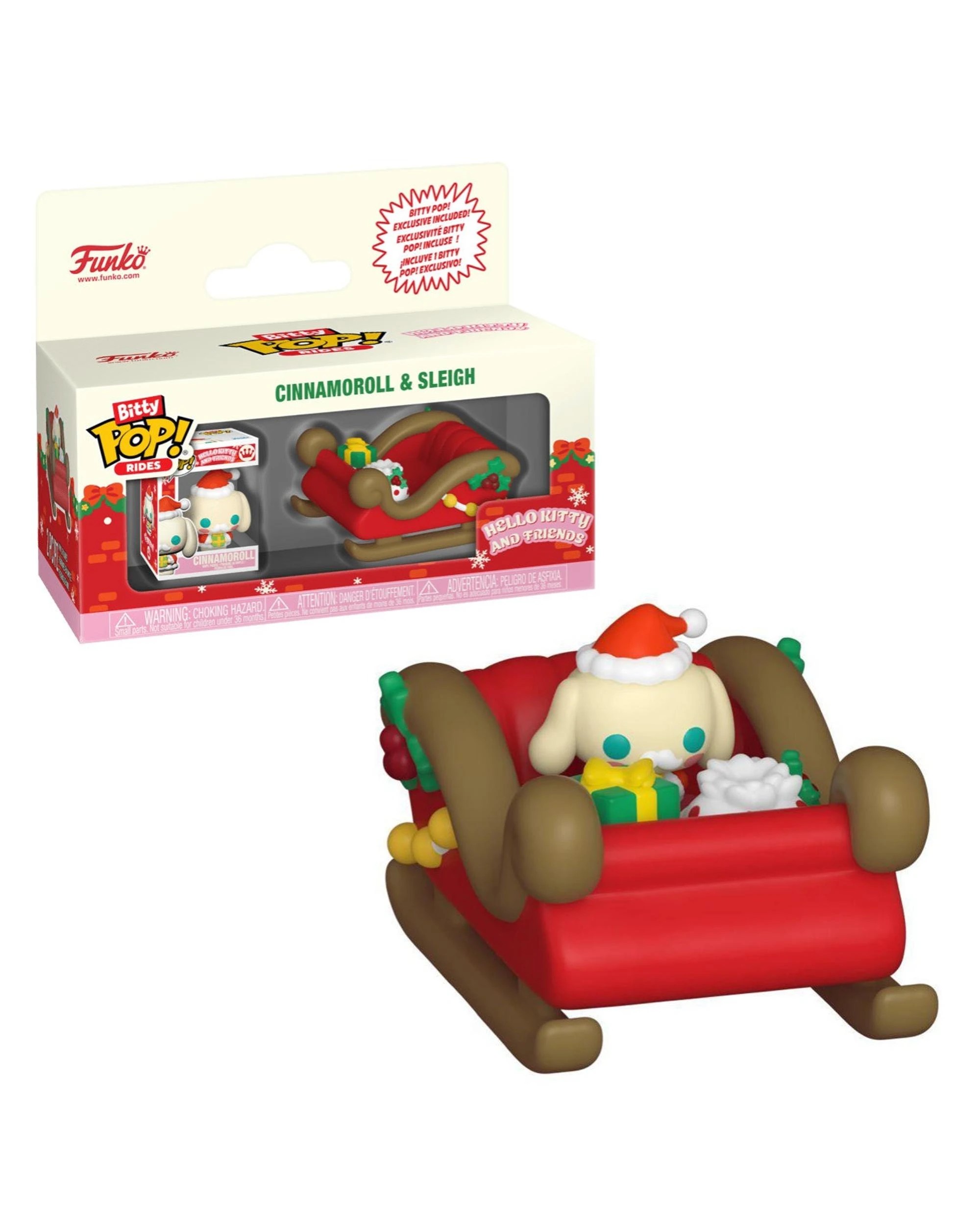 1 Sanrio Hello Kitty and Friends Cinnamoroll and Sleigh Bitty POP! Ride Funko POP! Vinyl, 1 of 6