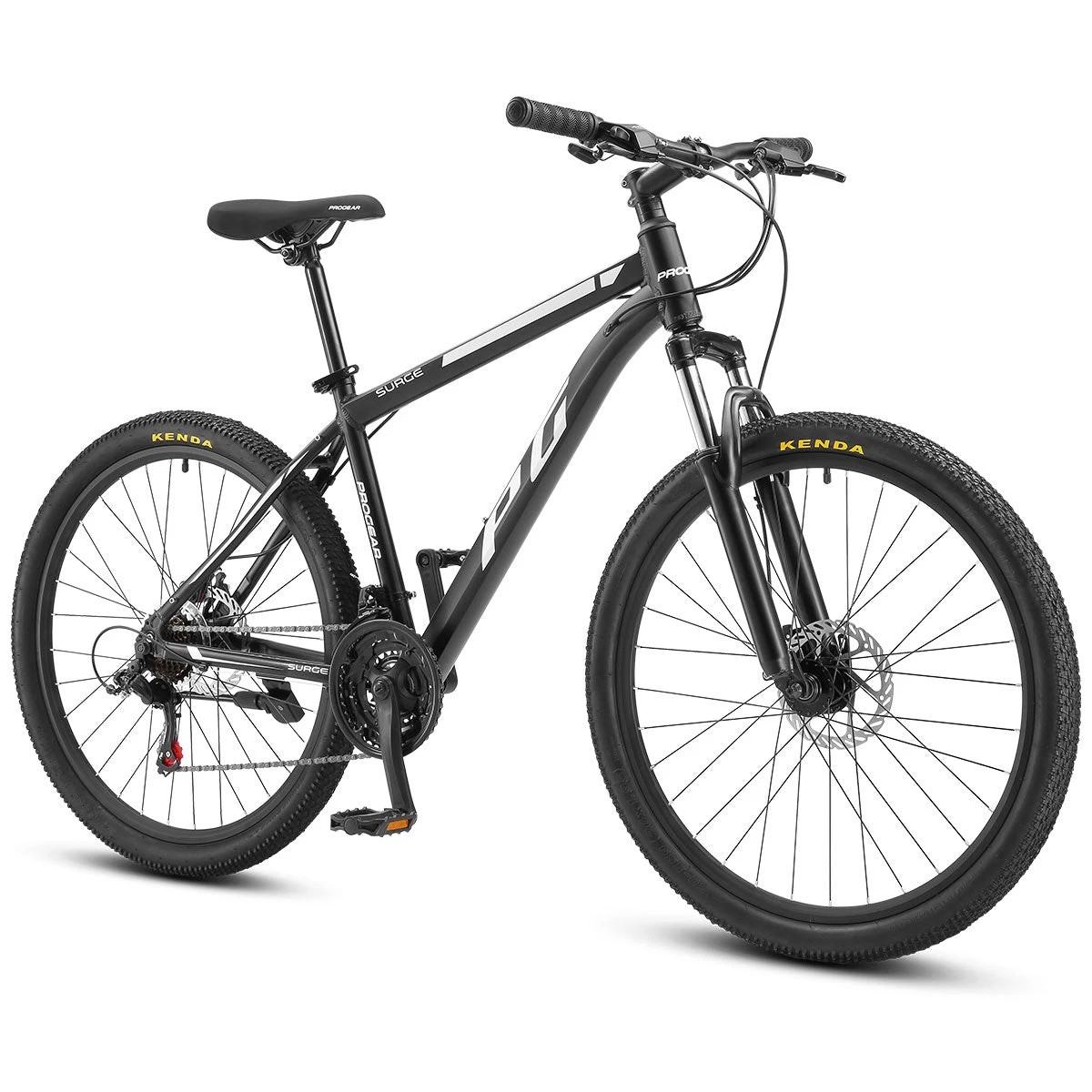 1 Progear Surge MTB Mens 26x17" Matt Black, 1 of 4