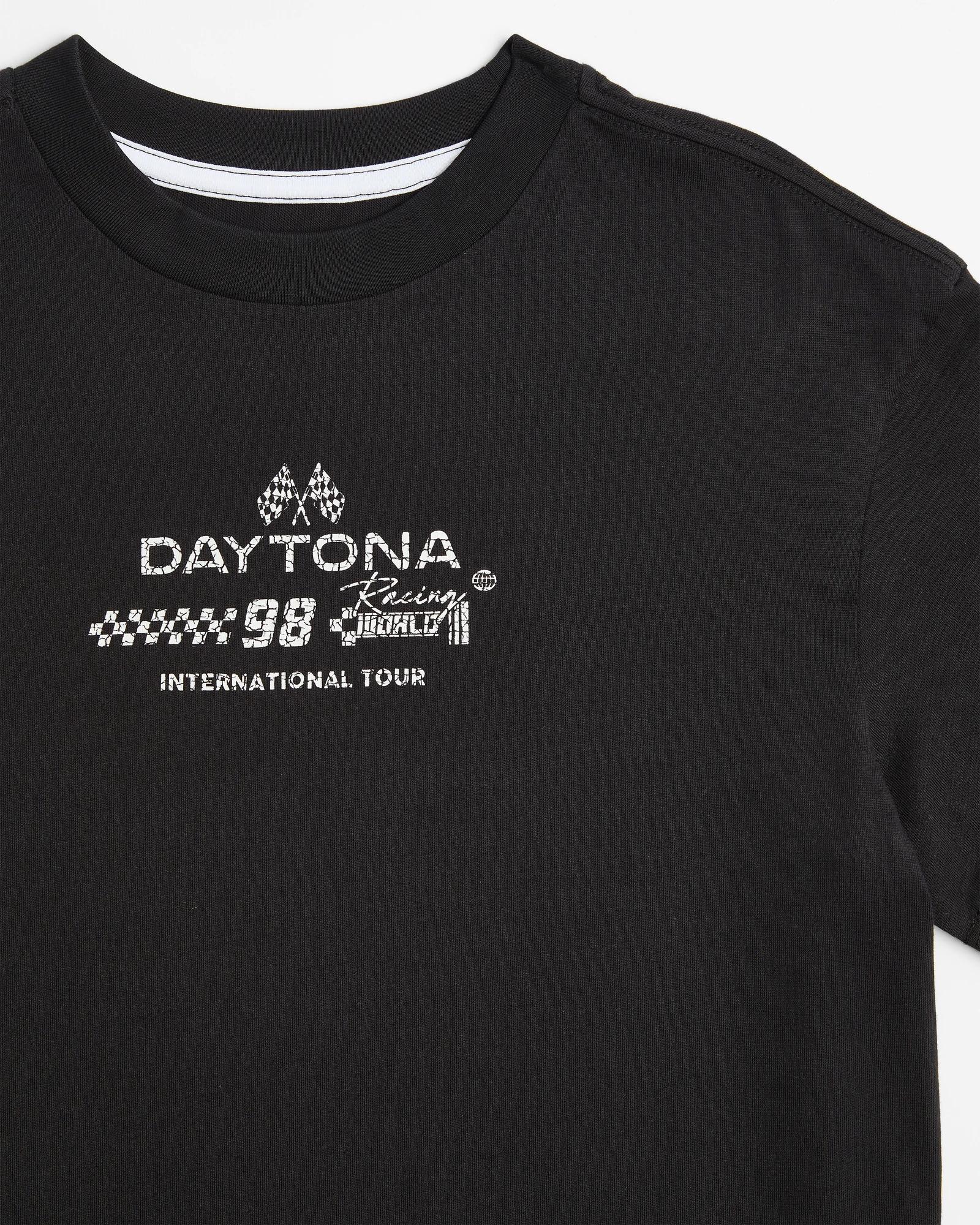 2 Target Australian Cotton Loose Fit Print T-shirt BLACK DAYTONA, 2 of 3