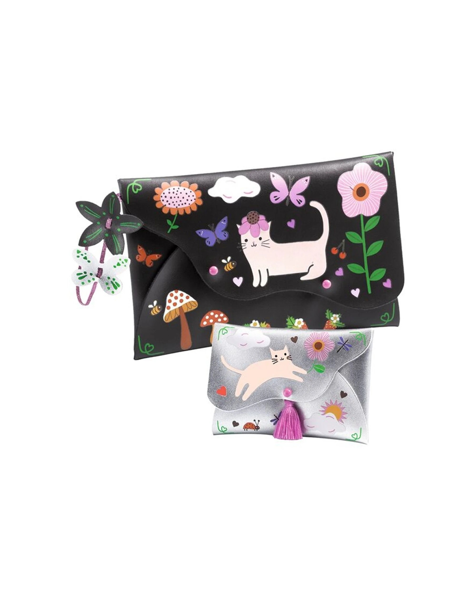 Djeco Do It Yourself Joyful Friends Pouch Craft Kit Creative Set Kids ...