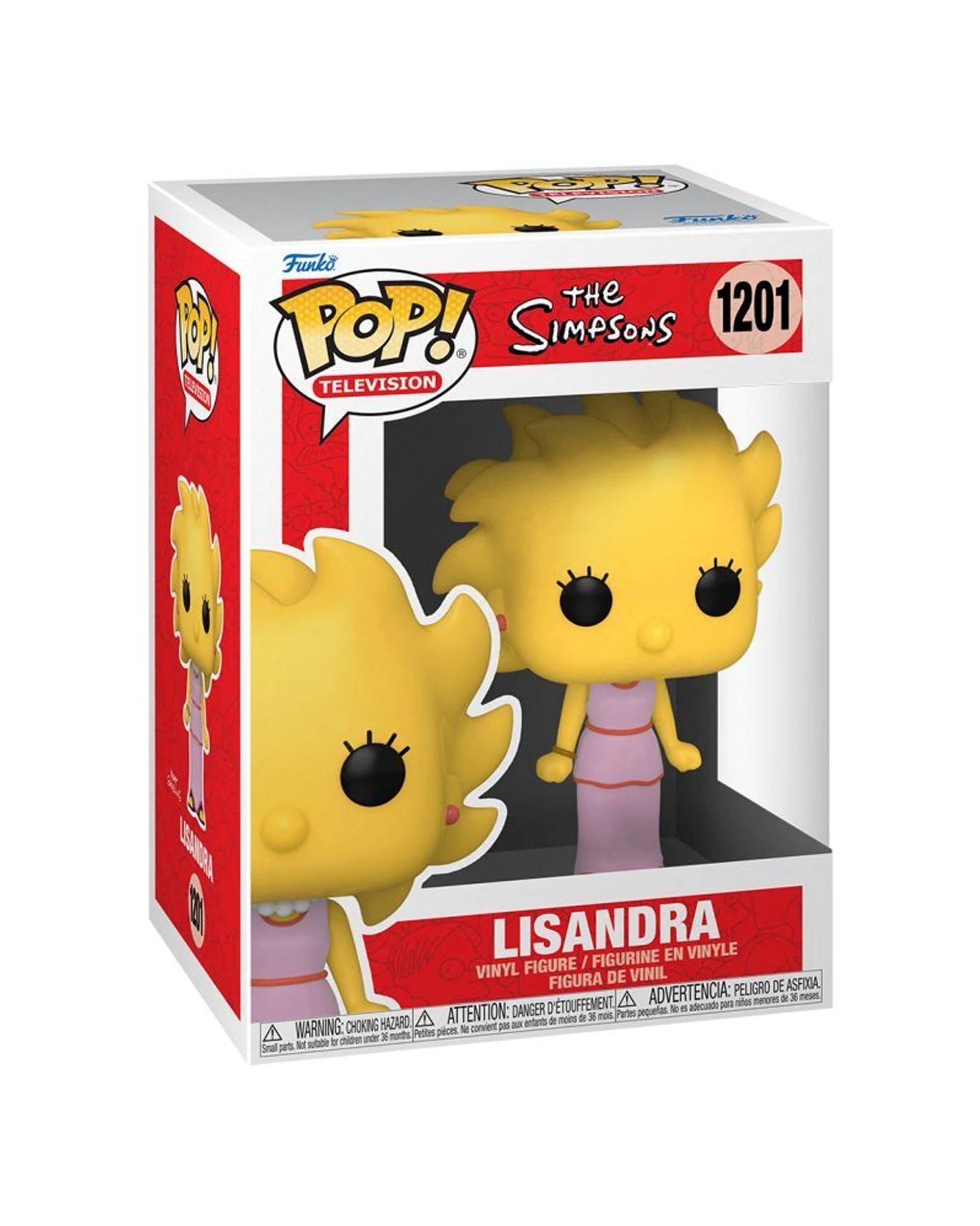 3 Pop Vinyl Figurine Simpsons - Lisandra Lisa Collectable Action Figure 10cm - Multi, 3 of 3