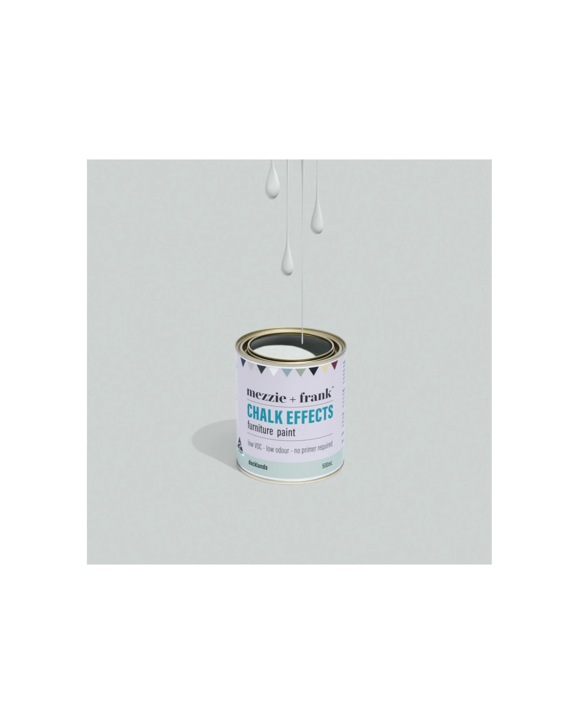 4 Mezzie+Frank Chalk Effect 0.5L Interior Water Based Furniture Paint Docklands - Multi, 4 of 5
