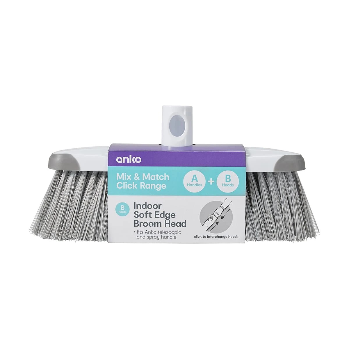 7 Indoor Soft Edge Broom Head - Mix & Match Click Range, 7 of 7