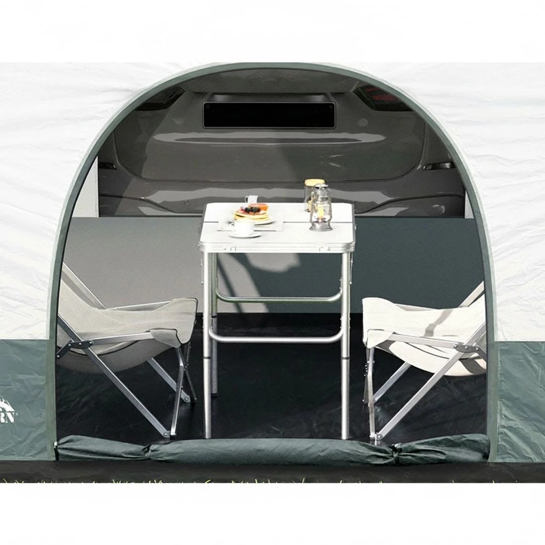 5 Weisshorn Camping Tent SUV Car Rear Extension Canopy Outdoor Portable Family - Grey, 5 of 6