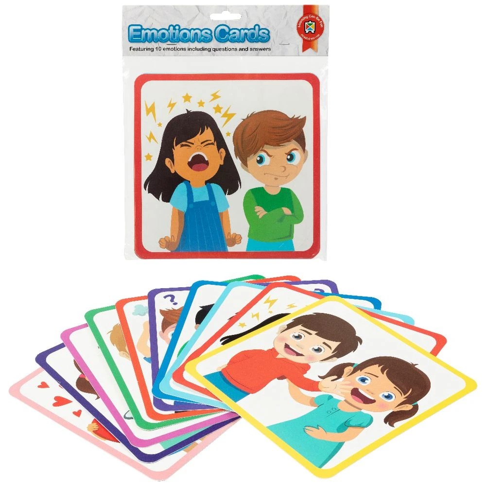 2 Educational Colours Emotions Cards 10 Pack, 2 of 2