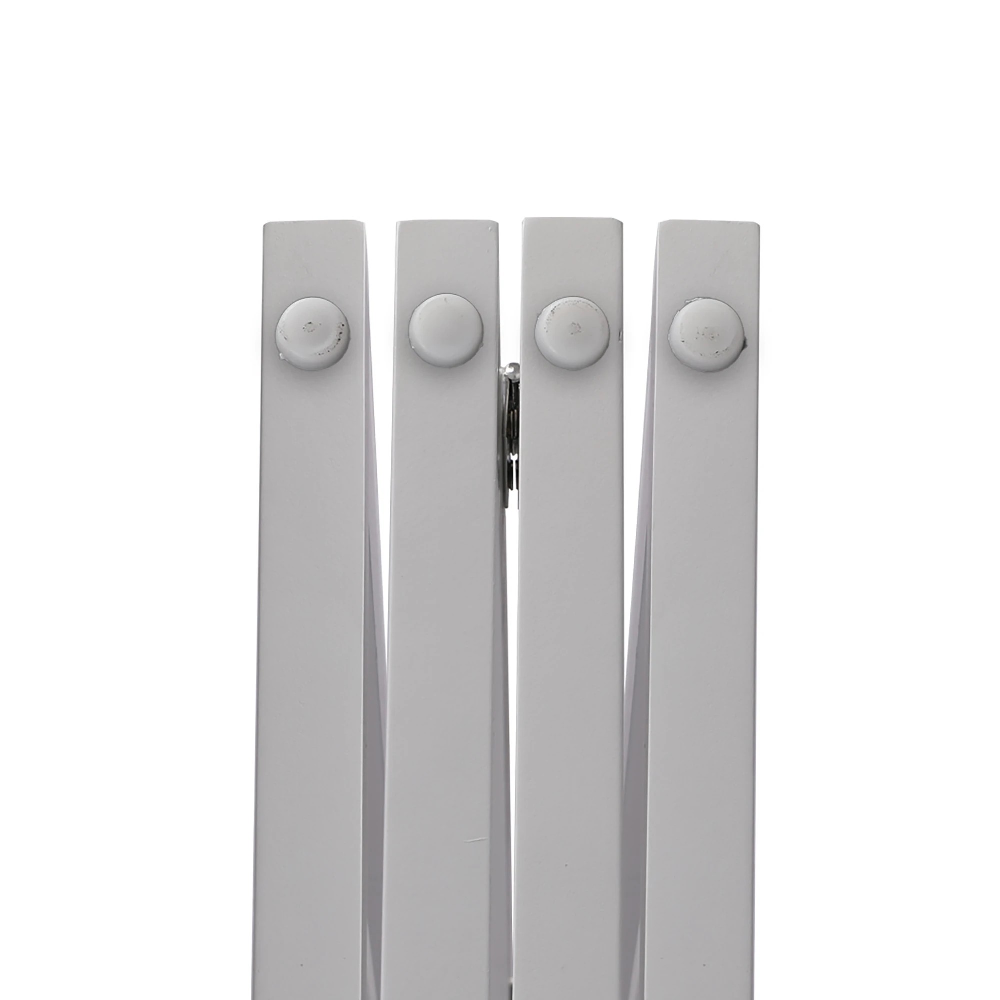 5 Pawz 4 Panels Wooden Pet Gate White, 5 of 7