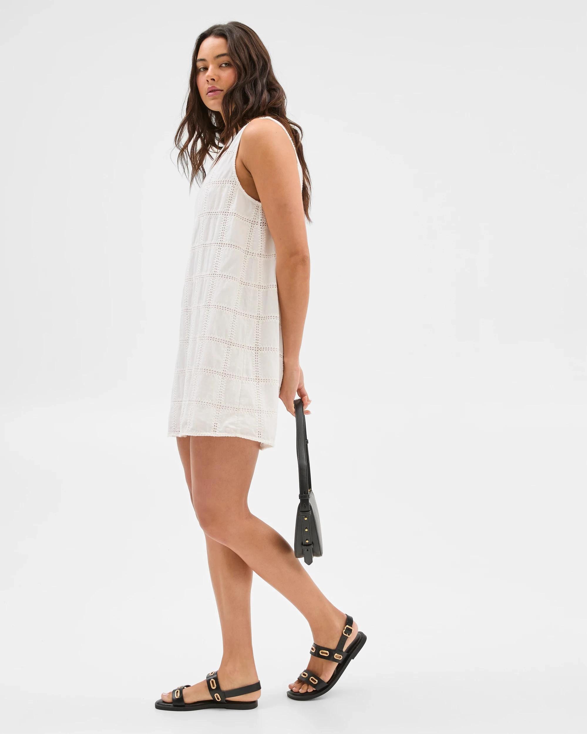 4 Embroidered Shift Dress - Lily Loves WHITE, 4 of 7