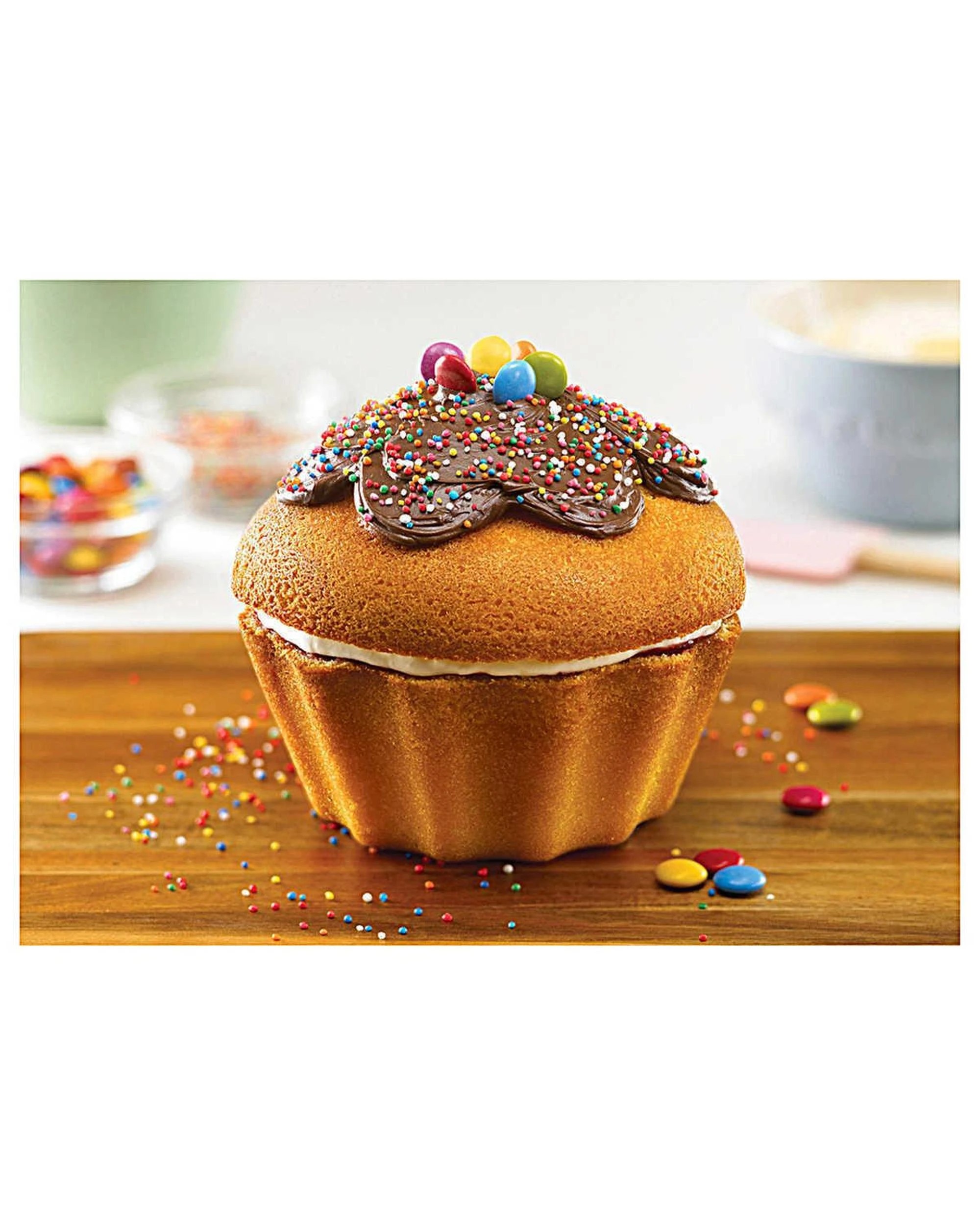 2 Wiltshire Big Giant Jumbo Cupcake Pan  Tin Party Baking Mould, 2 of 3