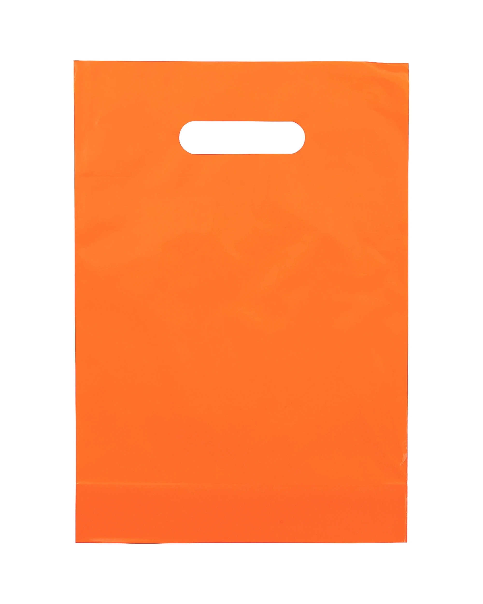 1 Partyrama Plastic Lolly/Treat Bags Pack of 50 - Orange, 1 of 1