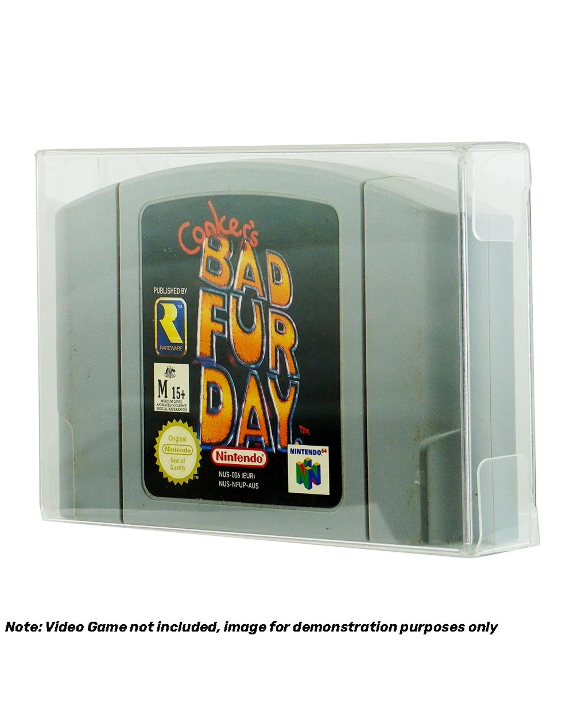 2 Powerwave N64 Cartridge 0.5mm Plastic UV Protector 10 Pack - Clear, 2 of 4