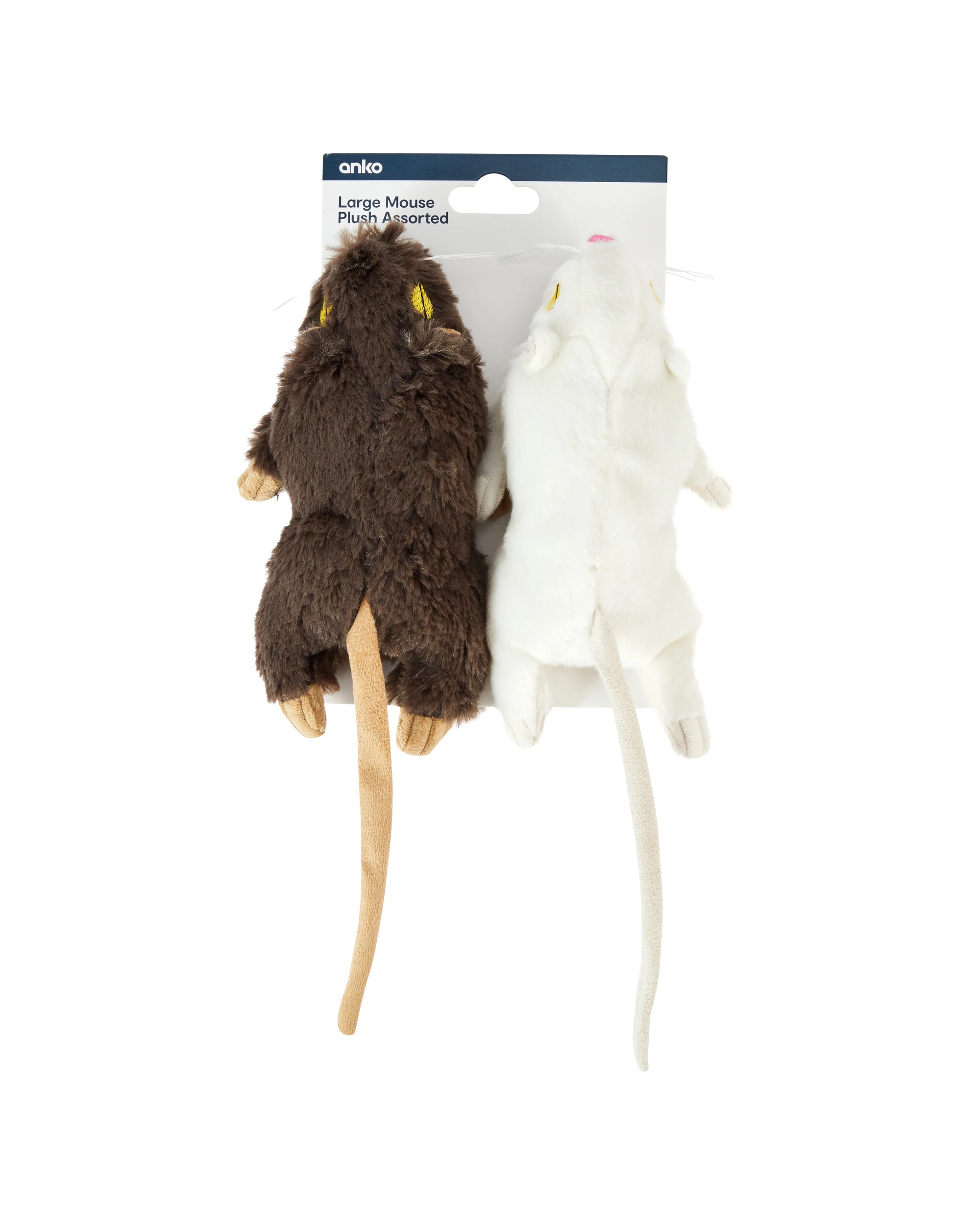 3 Large Mouse Plush - Assorted, 3 of 3