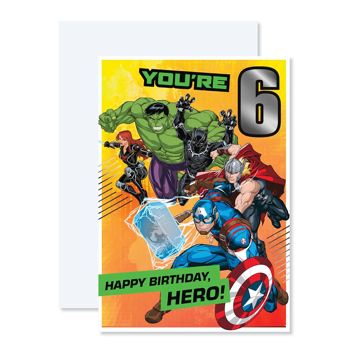 1 Connections from Hallmark 6th Birthday Card - Marvel Avengers, 1 of 3