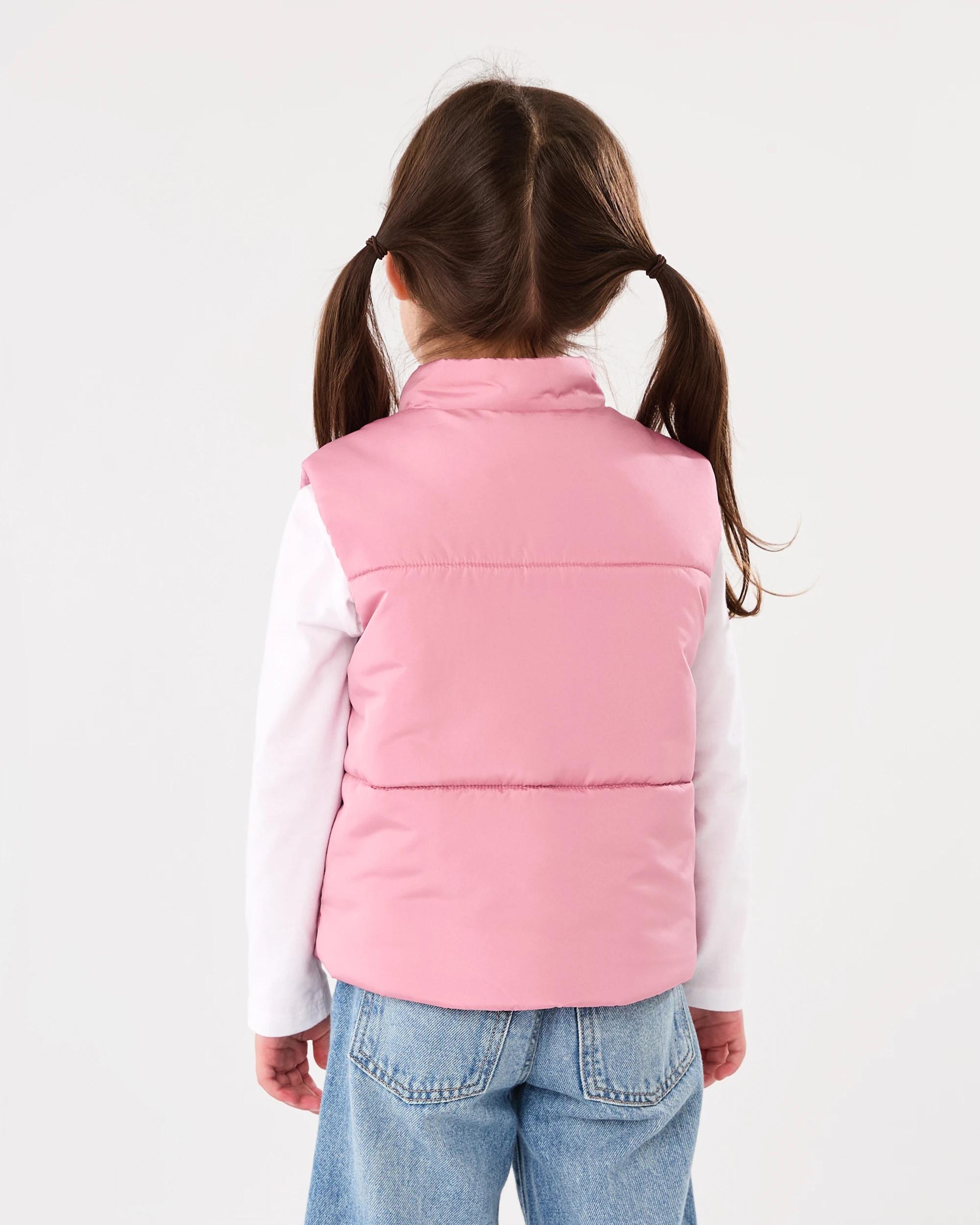 3 Puffer Vest Dust Rose, 3 of 9