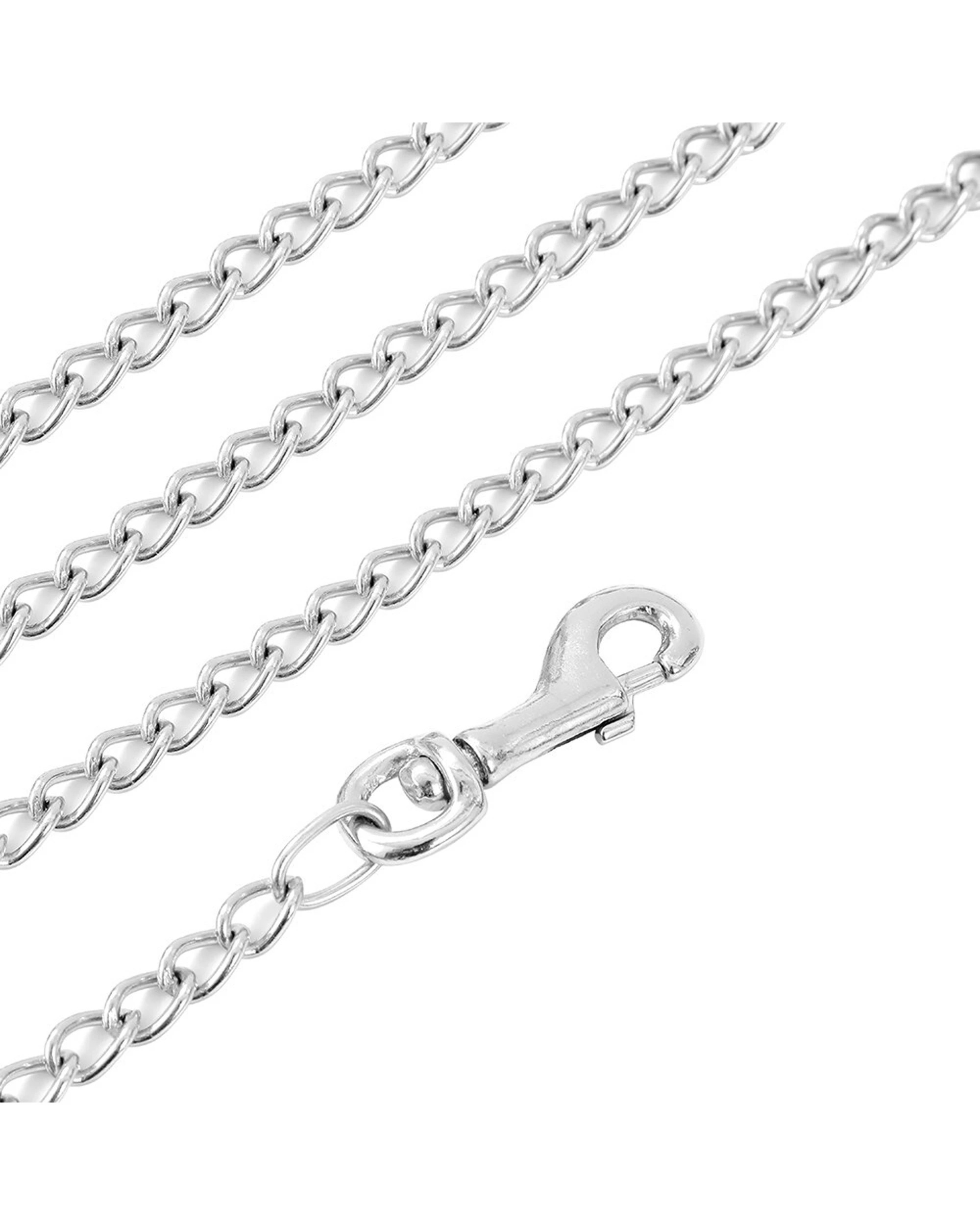 7 Paws And Claws 2pk Pet Dog Chain Lead With Padded Handle 120cm - Red, 7 of 9