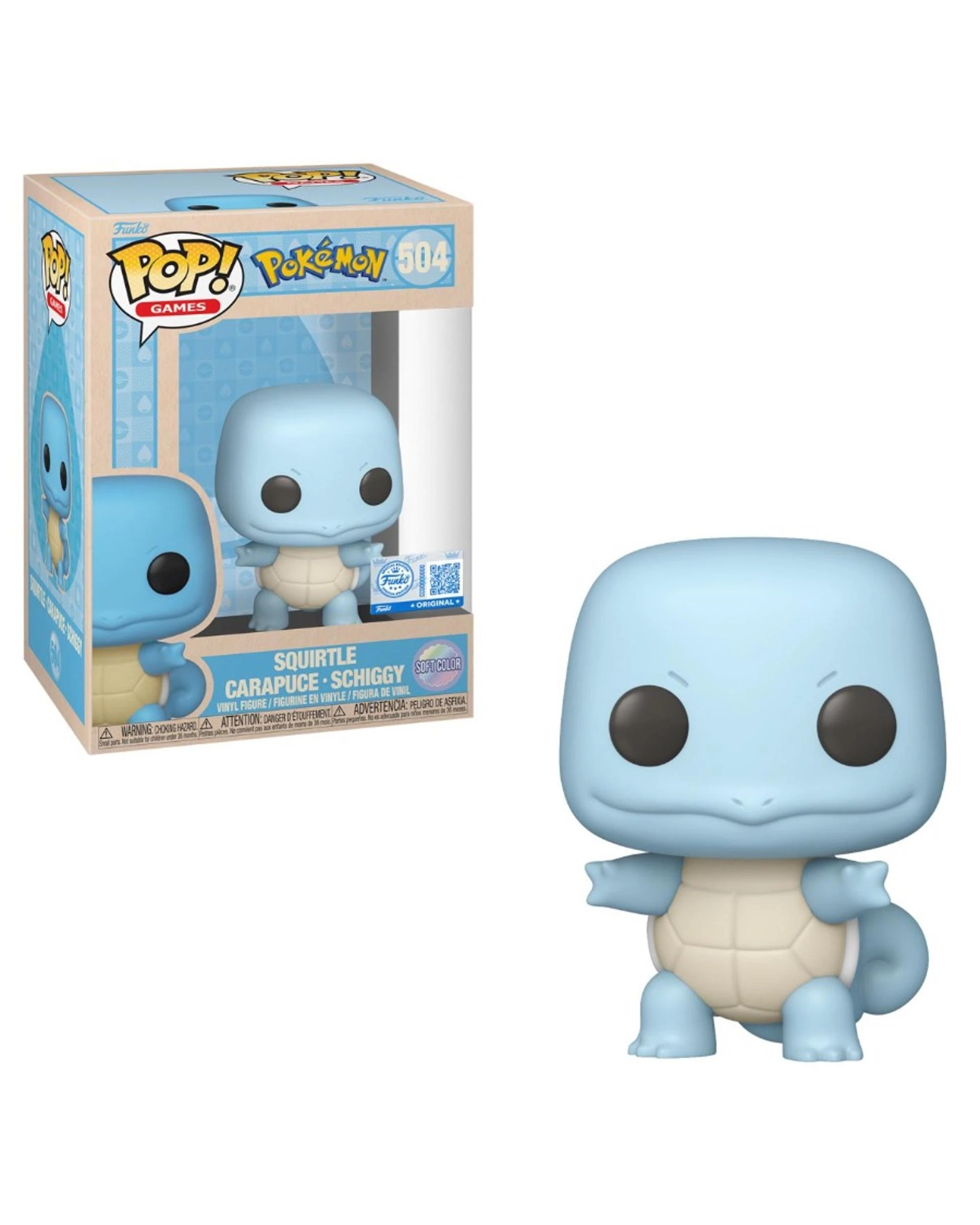 1 Pokemon Squirtle Pastel US Exclusive Funko POP! Vinyl, 1 of 2