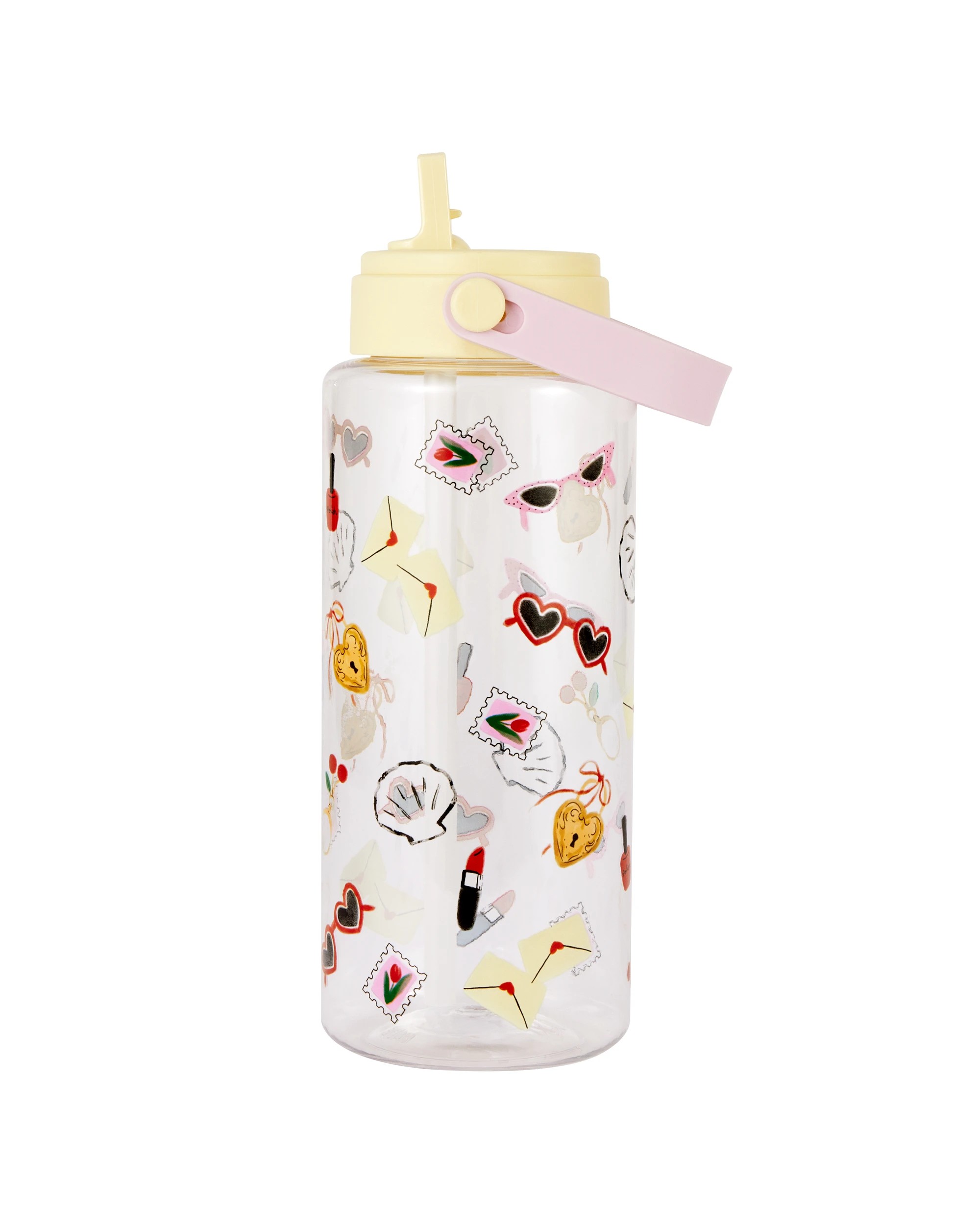 1 1L Drink Bottle with Handle - Summer Vacay, 1 of 7