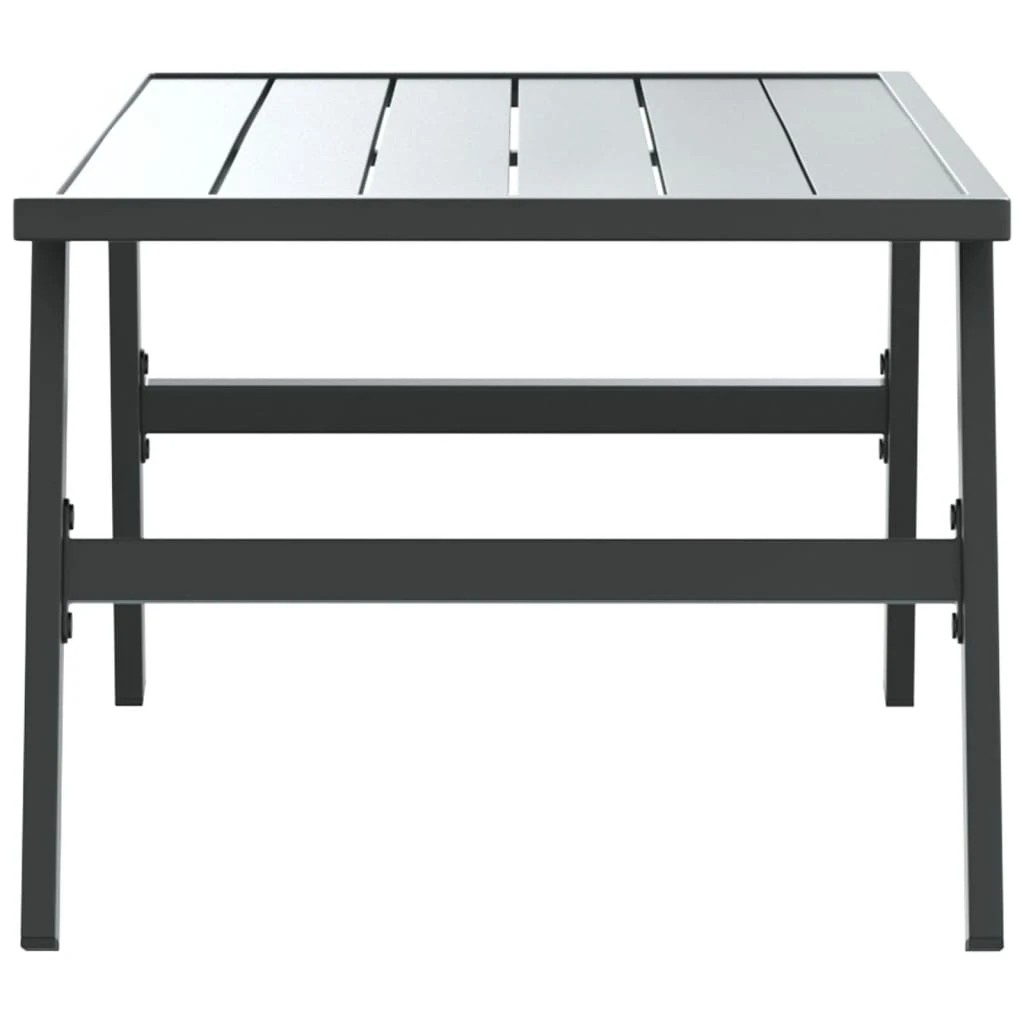 4 vidaXL garden coffee table Durable - Black, 4 of 6