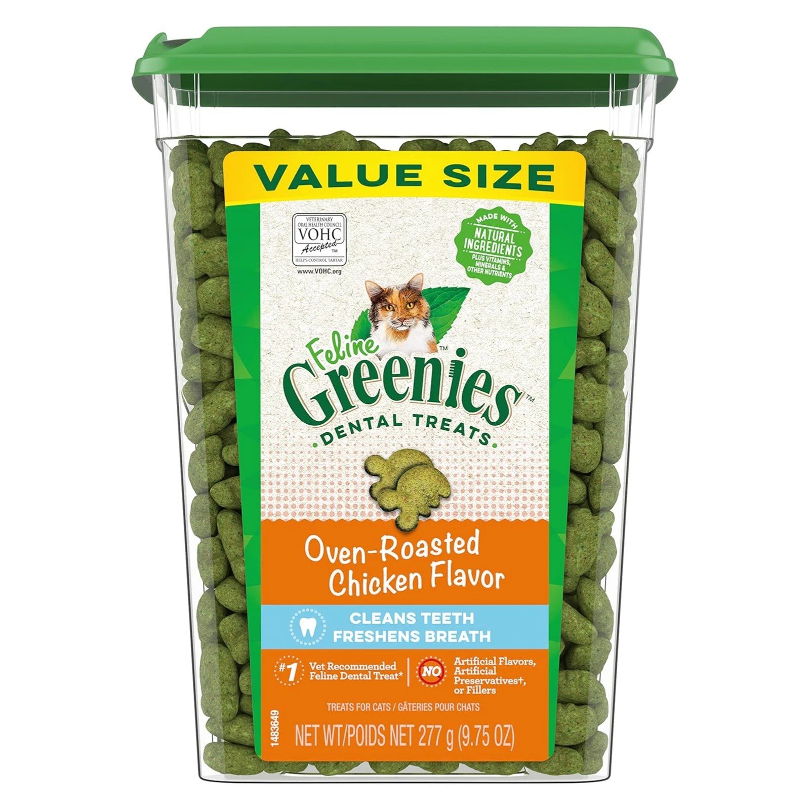 1 Greenies Roast Chicken Cat Treat 277g, 1 of 7