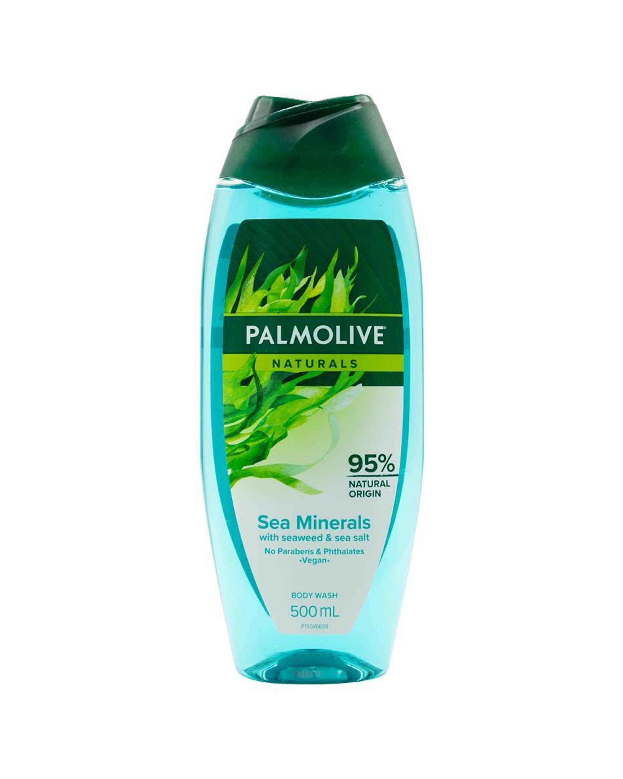2 Palmolive Naturals 6PK Body Wash Sea Minerals 500ml Hydrating Soap Free - Green, 2 of 3