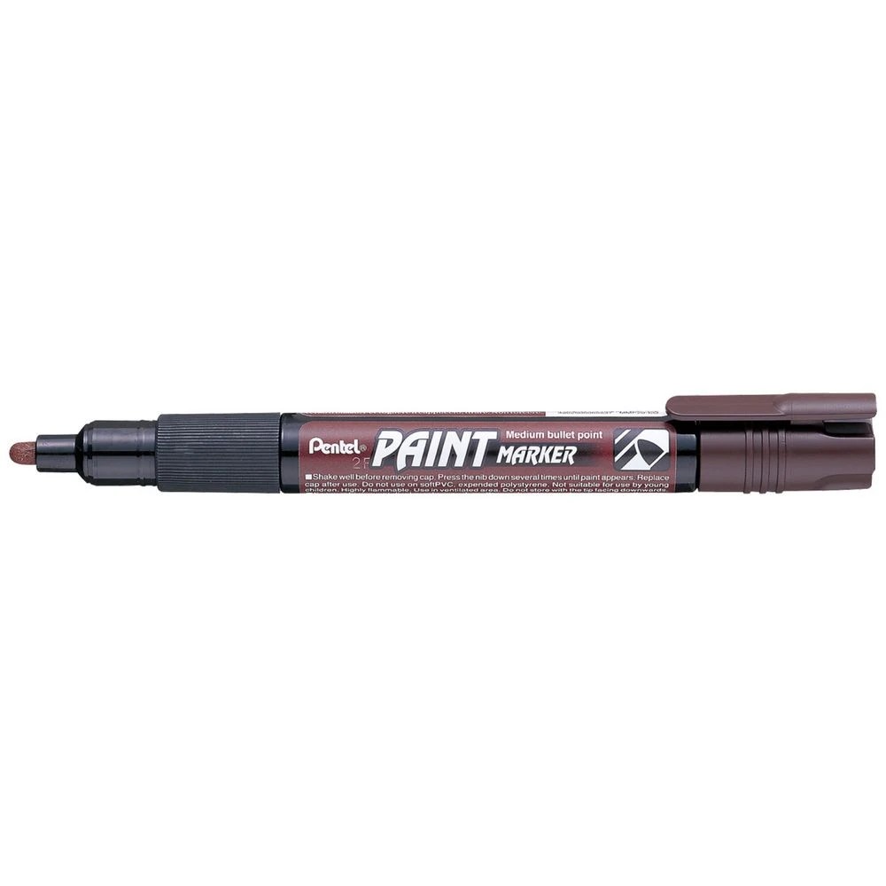 1 Pentel MMP20 Permanent Paint Marker Brown, 1 of 2