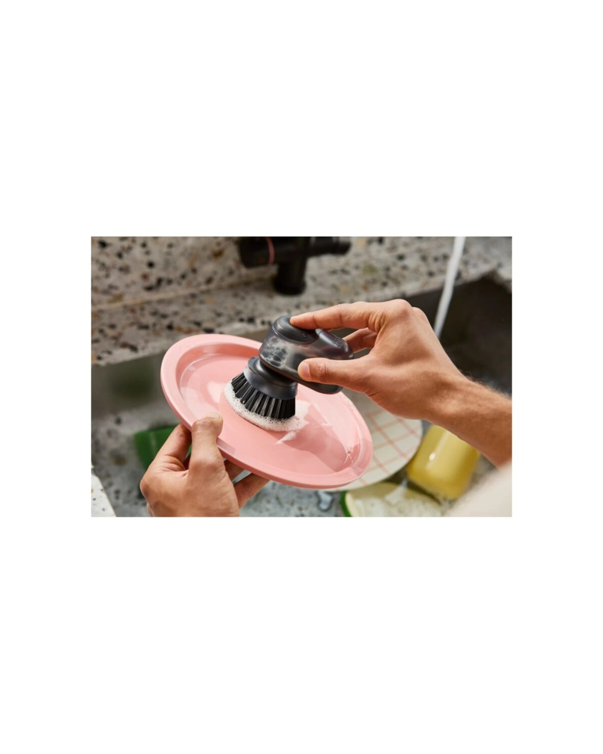 7 Joseph Joseph 2pc SinkTech Pan Scraper Brush Replacement Heads Graphite - Grey, 7 of 8