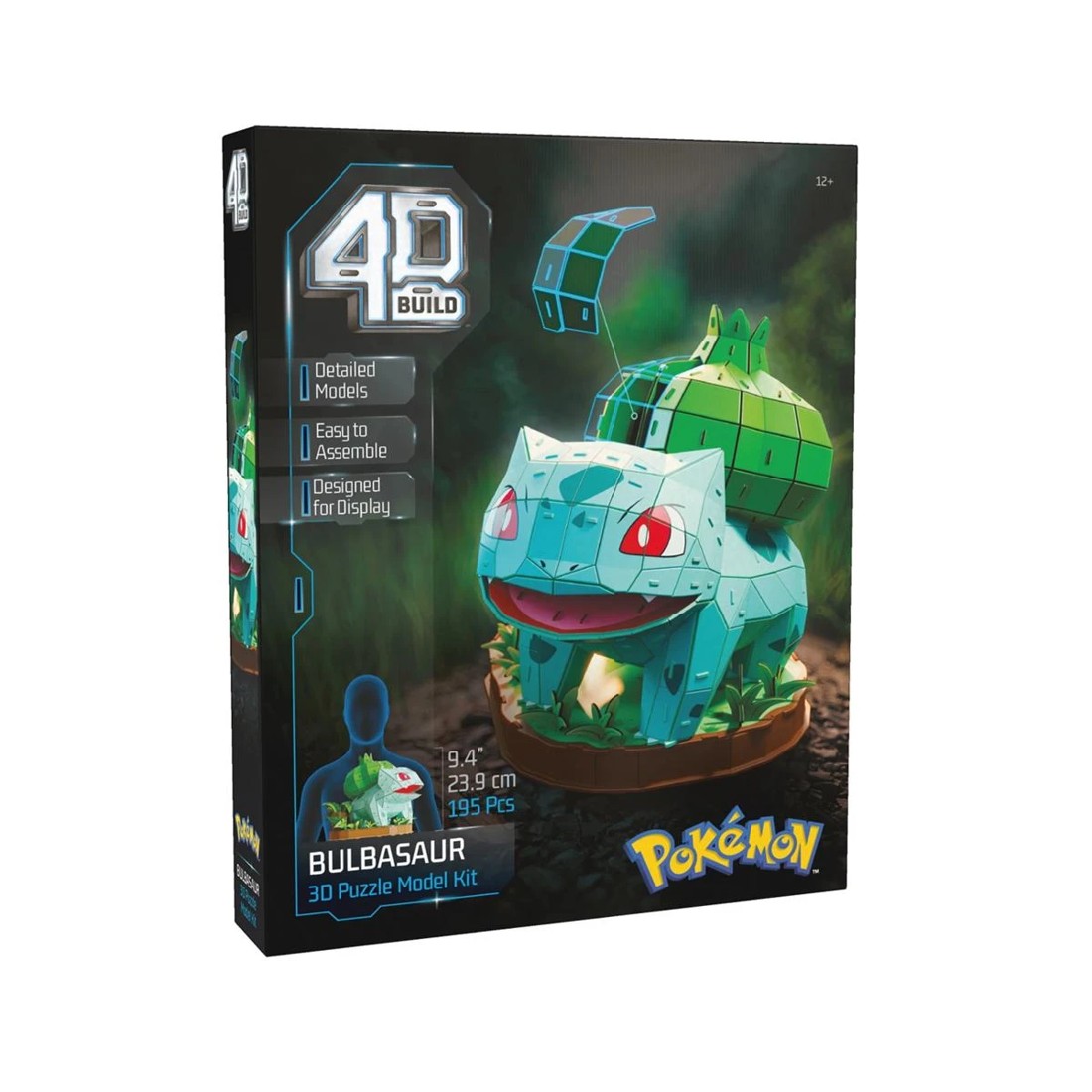 1 Pokemon 4D Build Bulbasaur 3D Puzzle Model Kit, 1 of 8