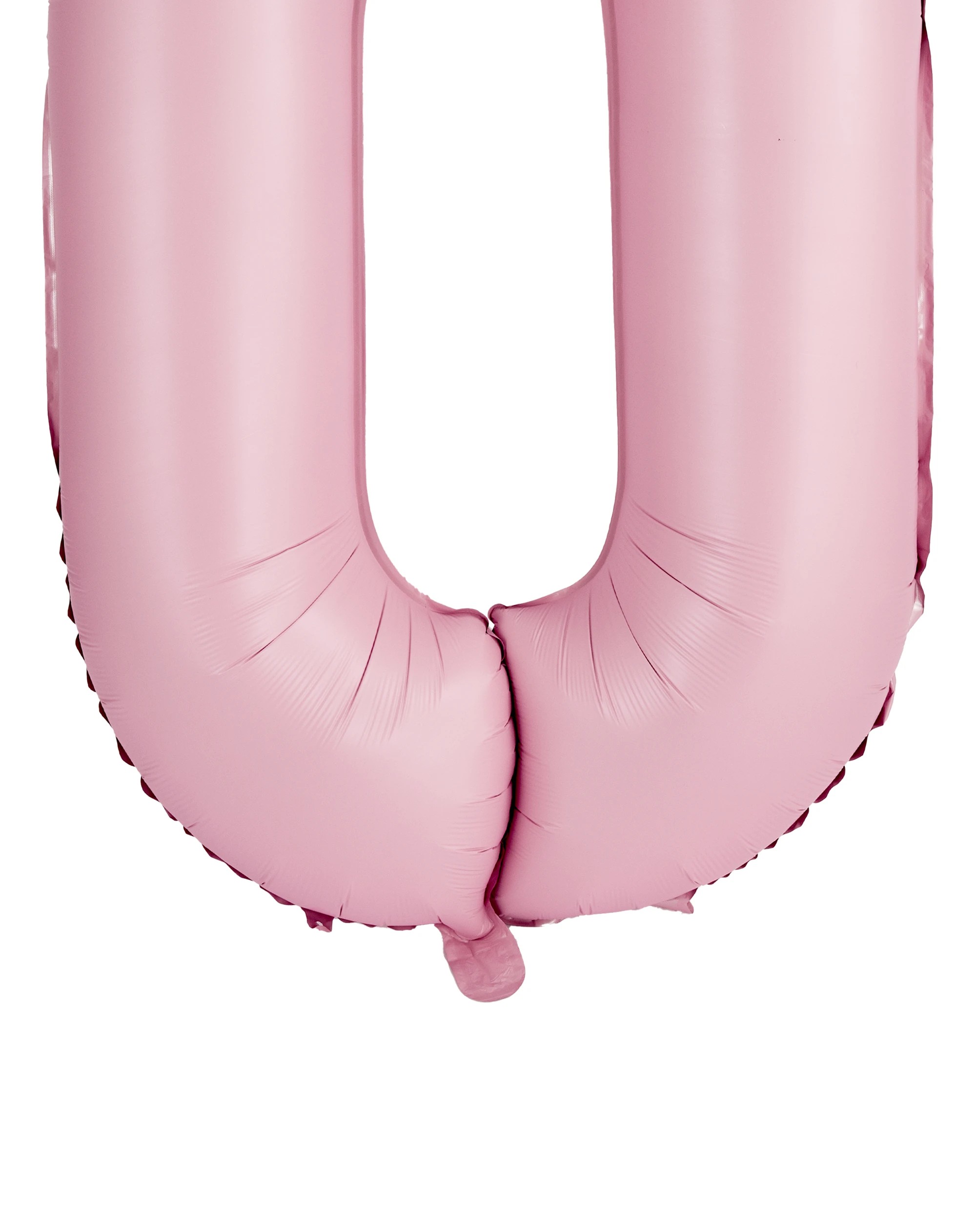 3 Giant Matte Pink Number 0 Foil Balloon, 3 of 5
