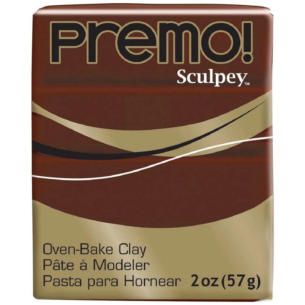1 Sculpey Premo Modelling Clay Burnt Umber 57g, 1 of 3
