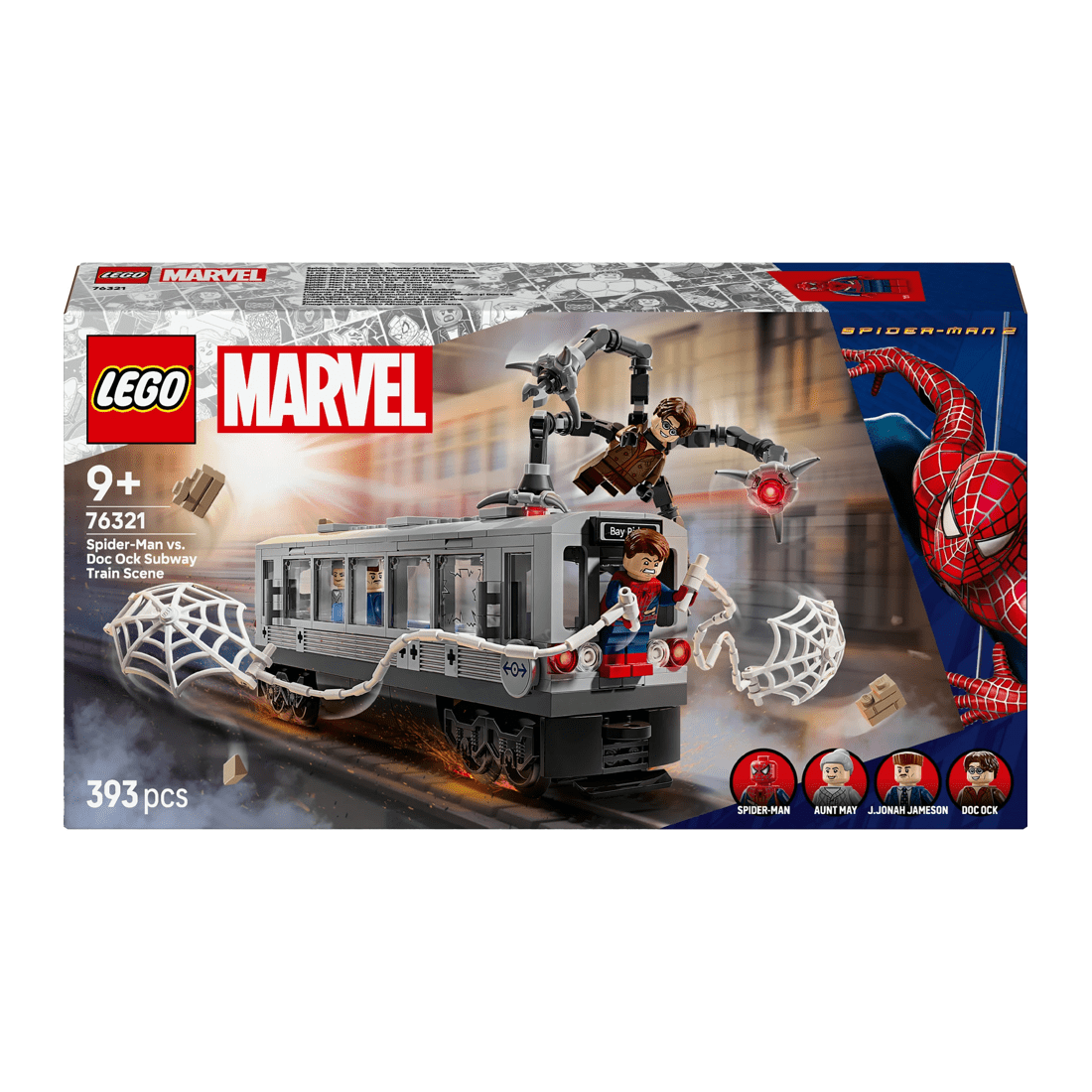 1 LEGO Marvel Super Heroes Spider-Man vs. Doc Ock Subway Train Scene 76321, 1 of 10
