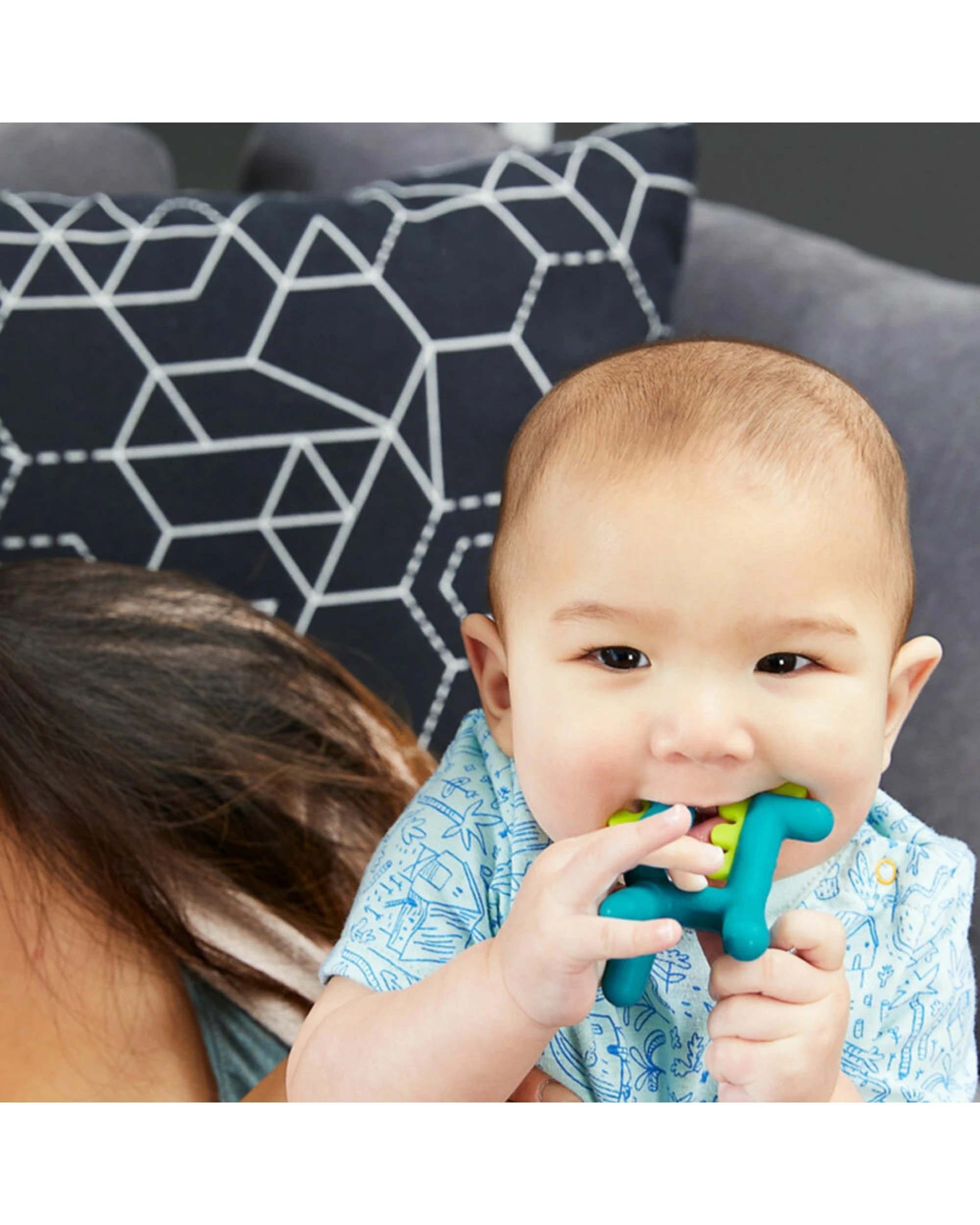 3 Boon Growl 4PK Silicone Baby Teethers Set - Multi, 3 of 6