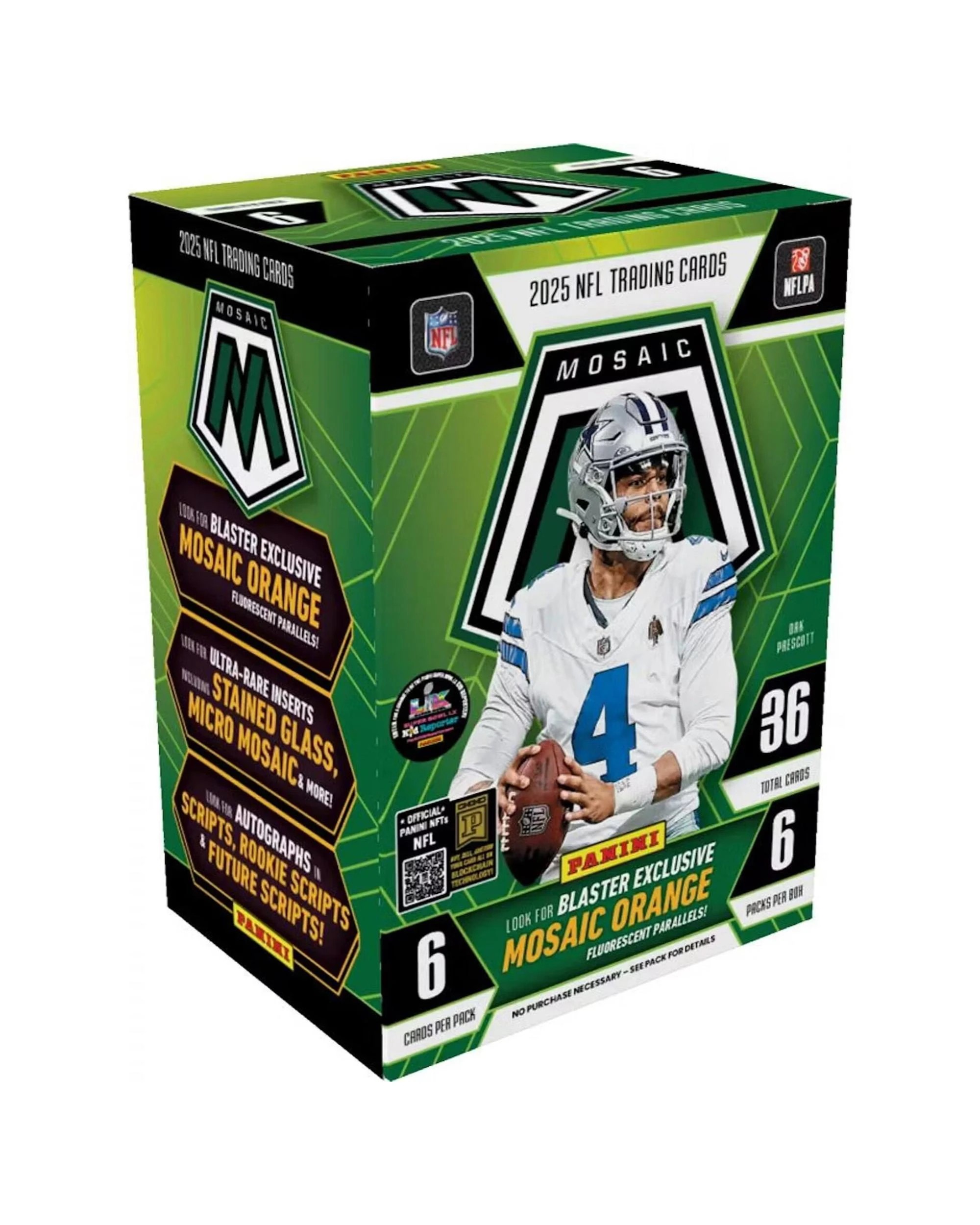 1 Panini 2025 NFL Mosaic Football Blaster Box, 1 of 10