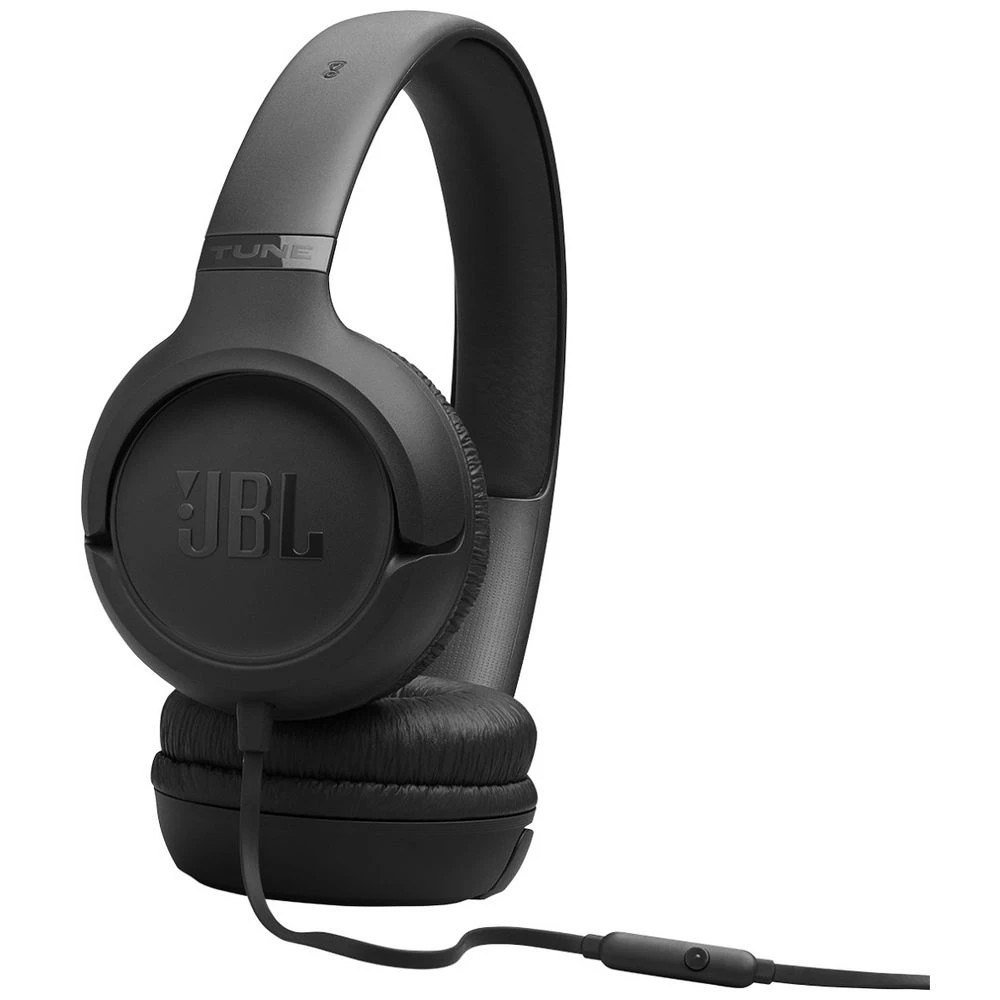 2 JBL Tune 530 Wired On-Ear Headphones Black, 2 of 5